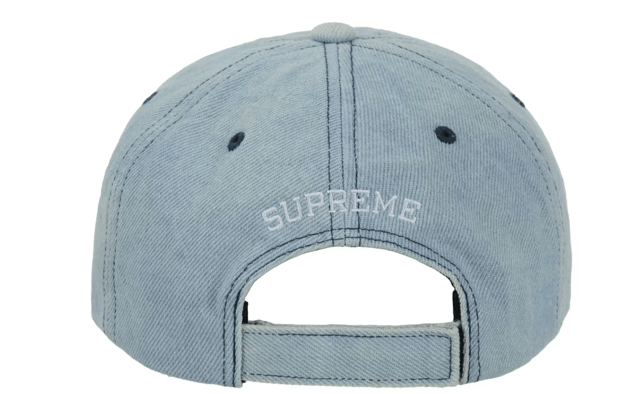 Supreme Supreme Embroidered Money Logo 6 Panel Hat Denim Adjustable Size ONE SIZE - 3 Thumbnail