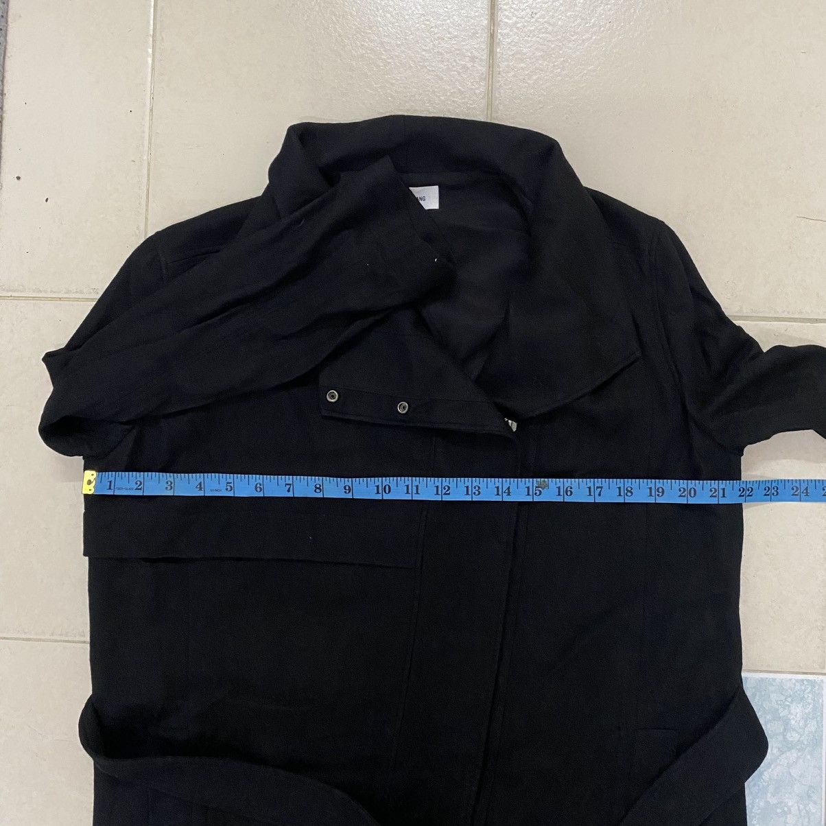 Helmut Lang ☀️Nice design Helmut Lang wool long jacket Size S / US 4 / IT 40 - 14 Thumbnail