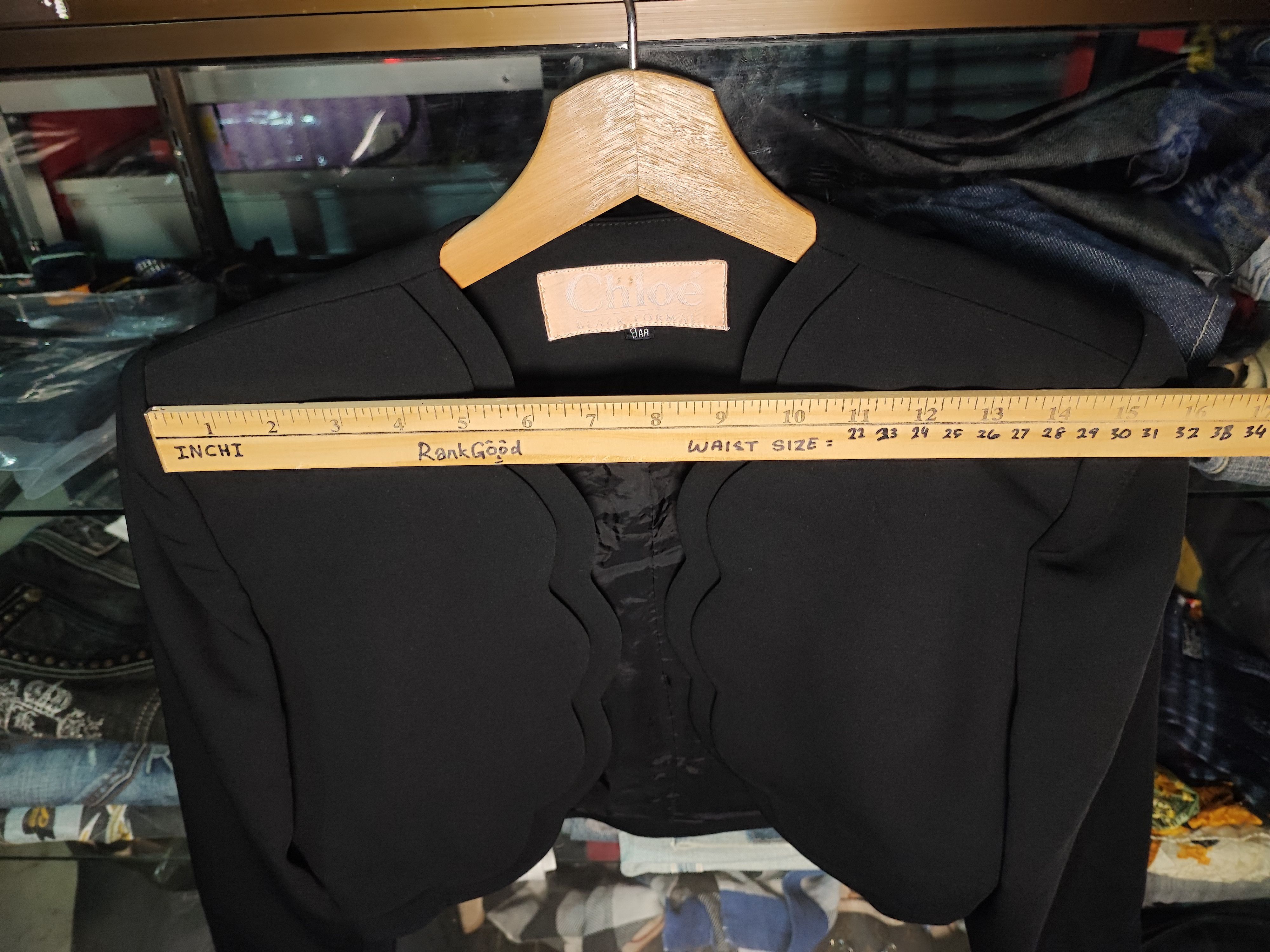 Chloe Archive Chloe Black Formal Scalloped Cropped Jacket Japan Size S / US 4 / IT 40 - 21 Thumbnail