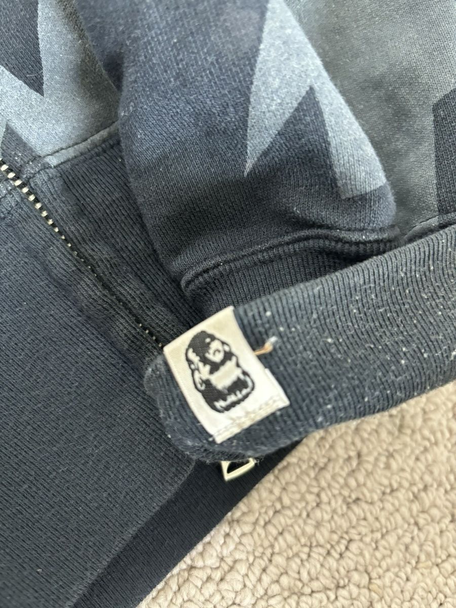 Bape Sta Pattern Shark Full Zip Hoodie Size US M / EU 48-50 / 2 - 6 Thumbnail