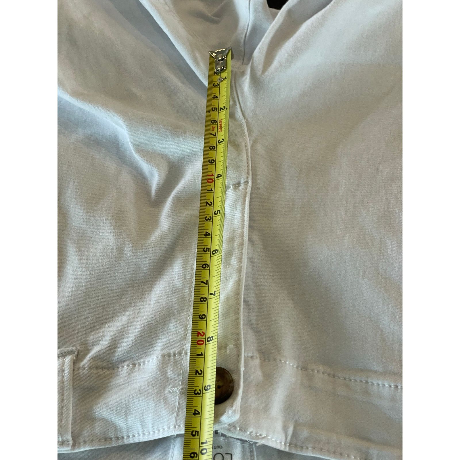 Loft LOFT OUTLET White Monroe Bermuda shorts 8 Size 30" / US 8 / IT 44 - 10 Thumbnail