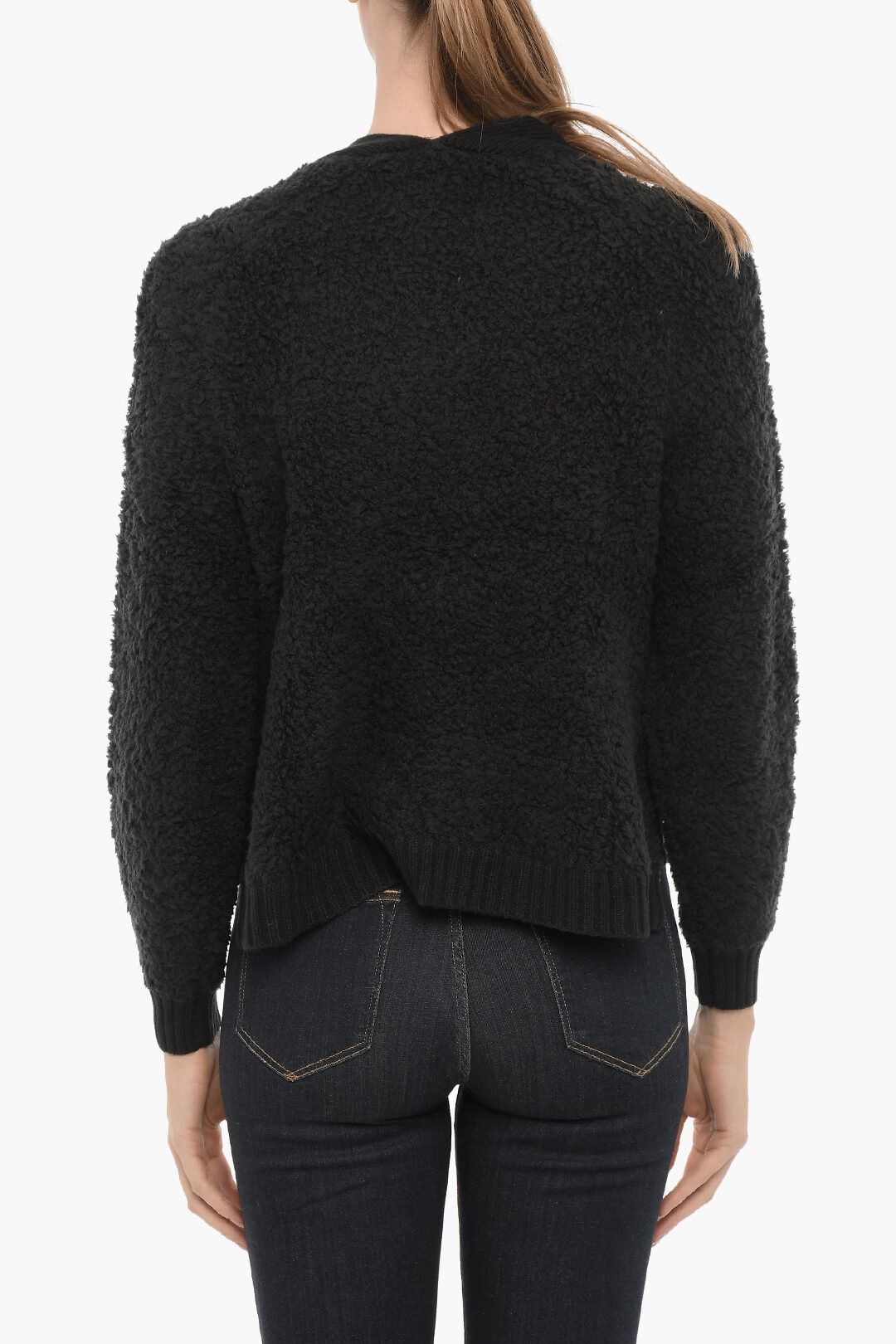 Ugg og1mm0824 Solid Color Deeann Fluffy Sweater in Black Size XS / US 0-2 / IT 36-38 - 2 Thumbnail
