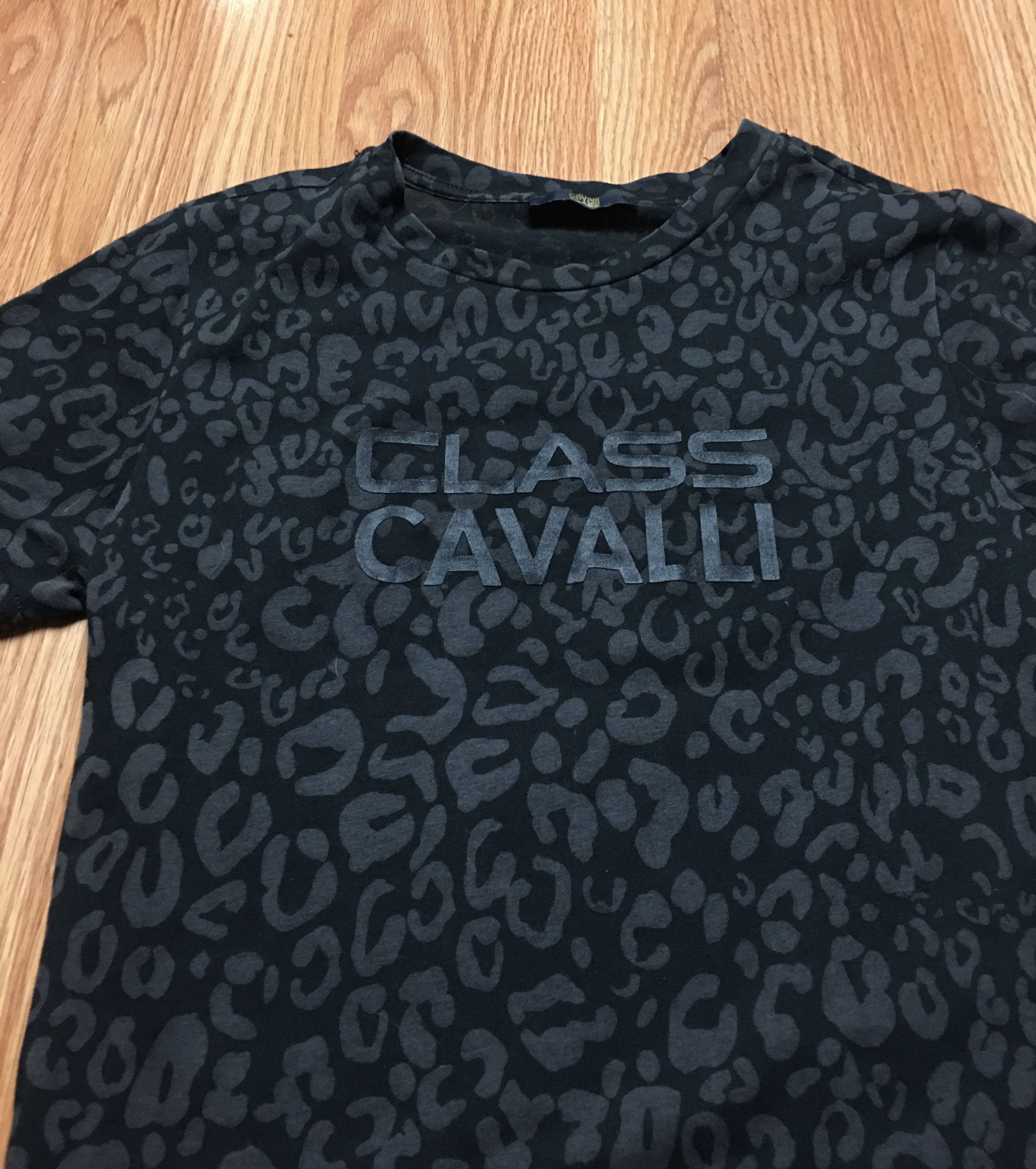 Roberto Cavalli Class by Roberto Cavalli Dress Gray Leopard Print Dress Sz L Size L / US 10 / IT 46 - 10 Thumbnail