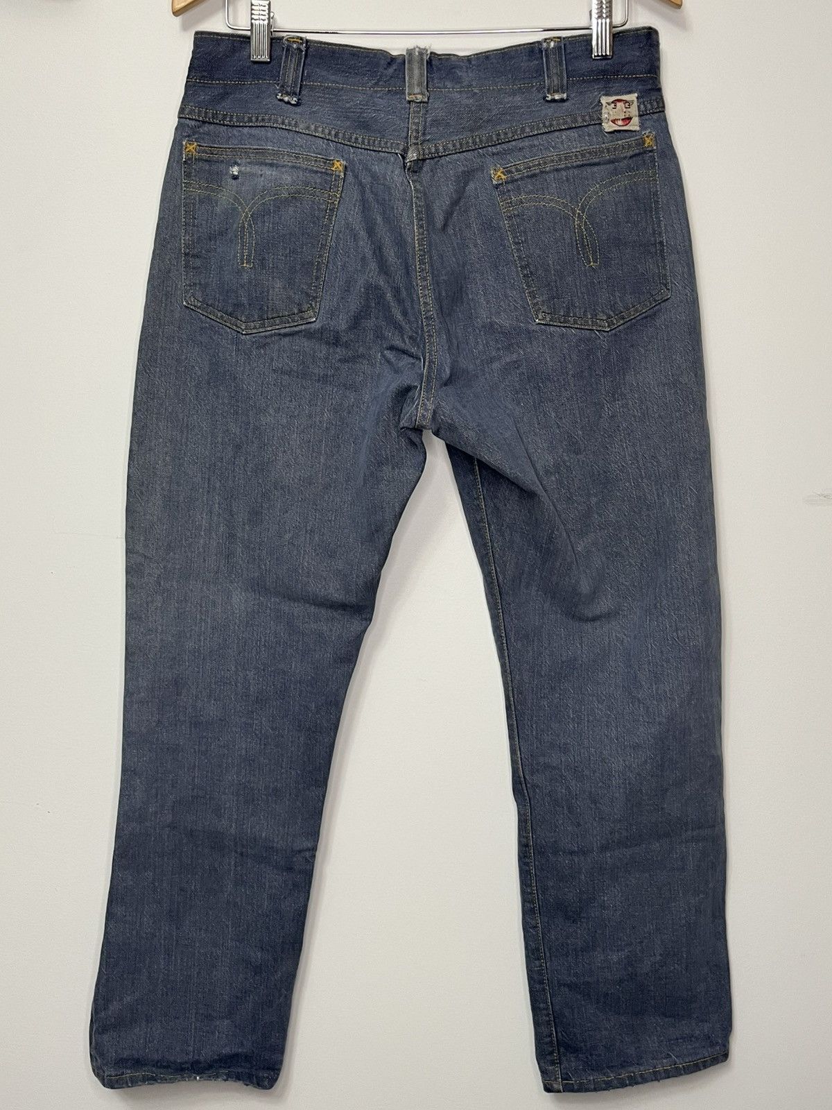 Other Great Western Garments Salvaged Denim Jeans 1950-1960 32x37 Size US 32 / EU 48 - 1 Thumbnail