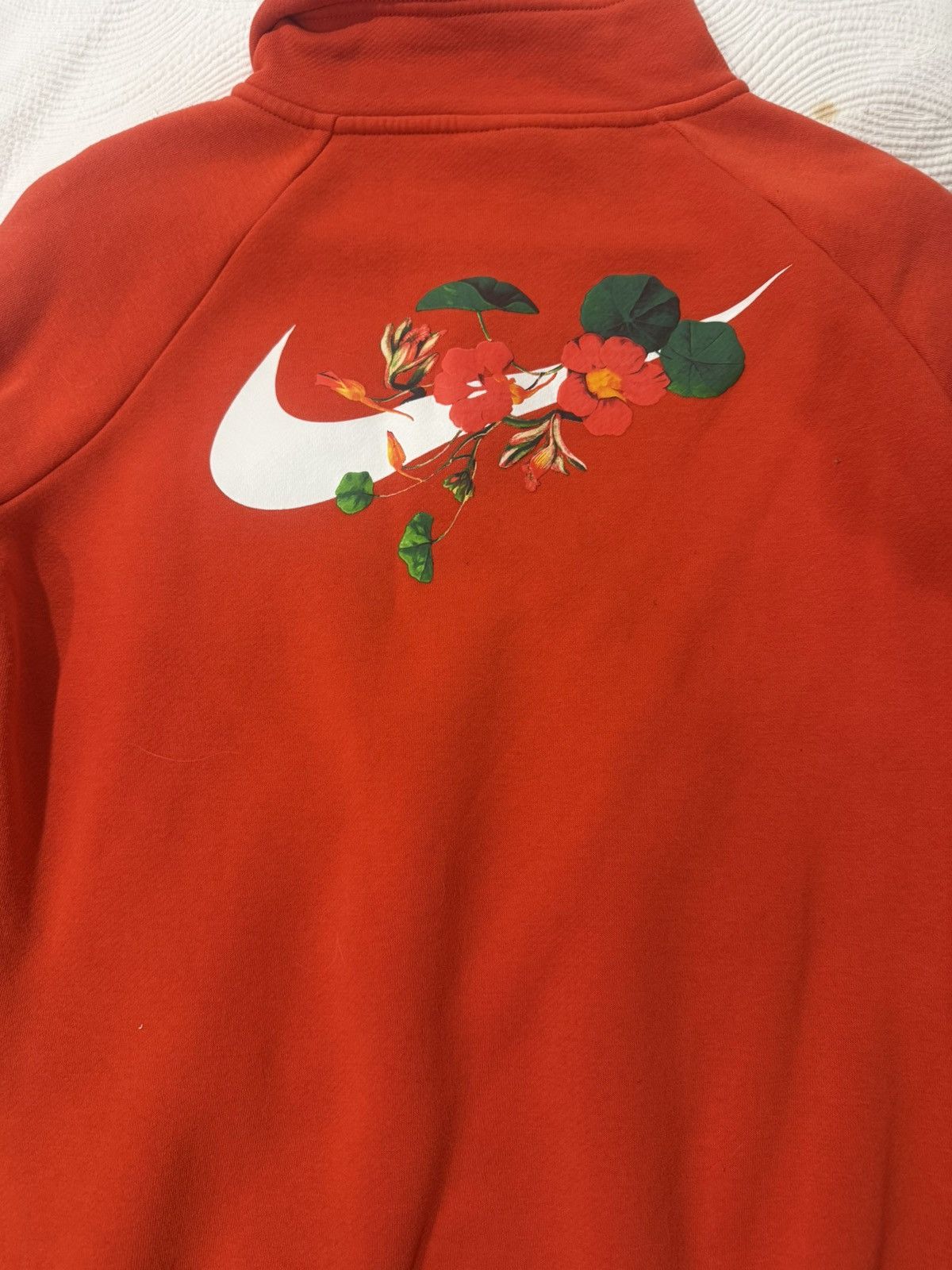 Nike Nike Womens Quarterzip with Flowers Size M / US 6-8 / IT 42-44 - 4 Thumbnail