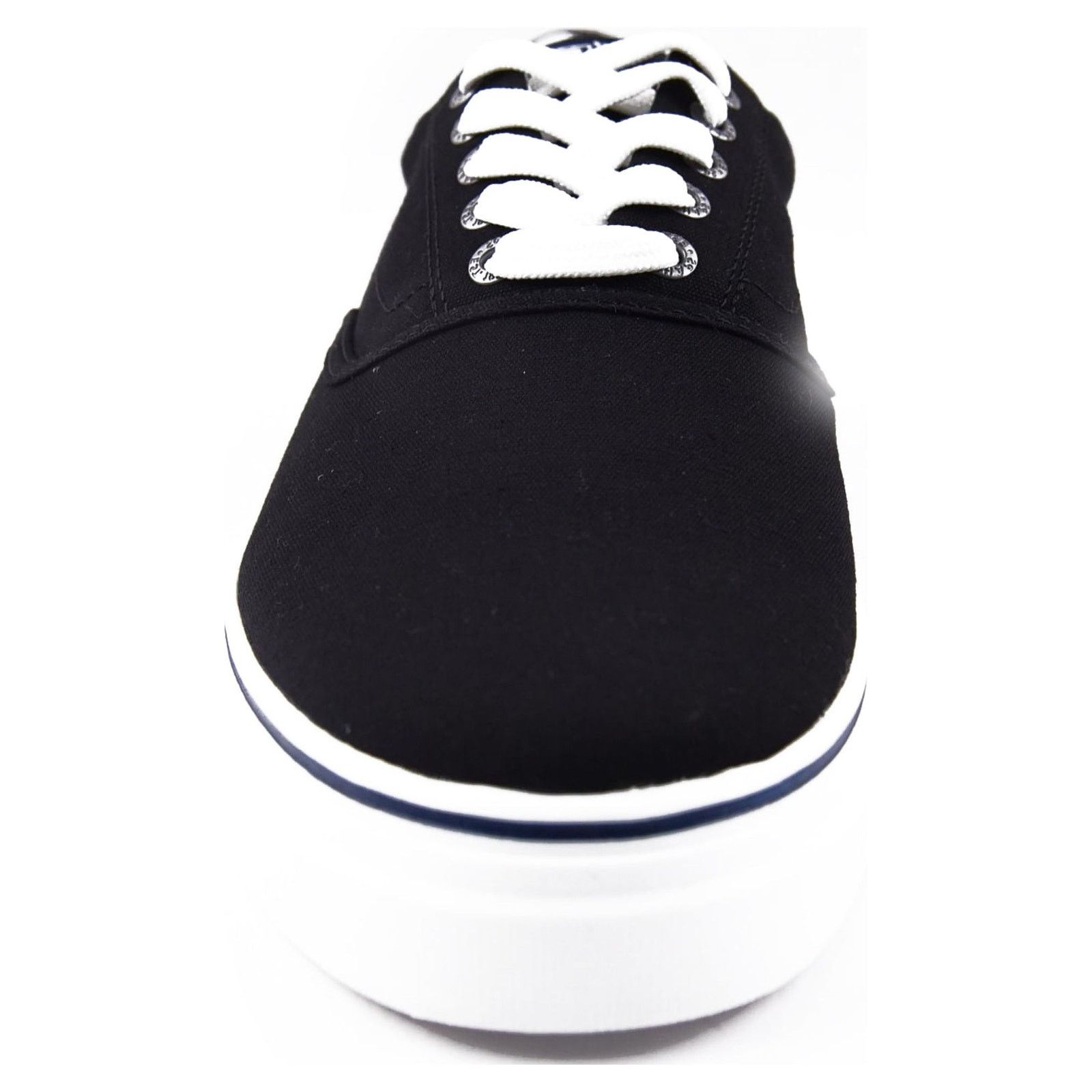 Chaps Chap's Men's Sz 7.5 Canvas Lace-up Fashion Sneaker Black NEW Size US 7 / EU 40 - 2 Thumbnail
