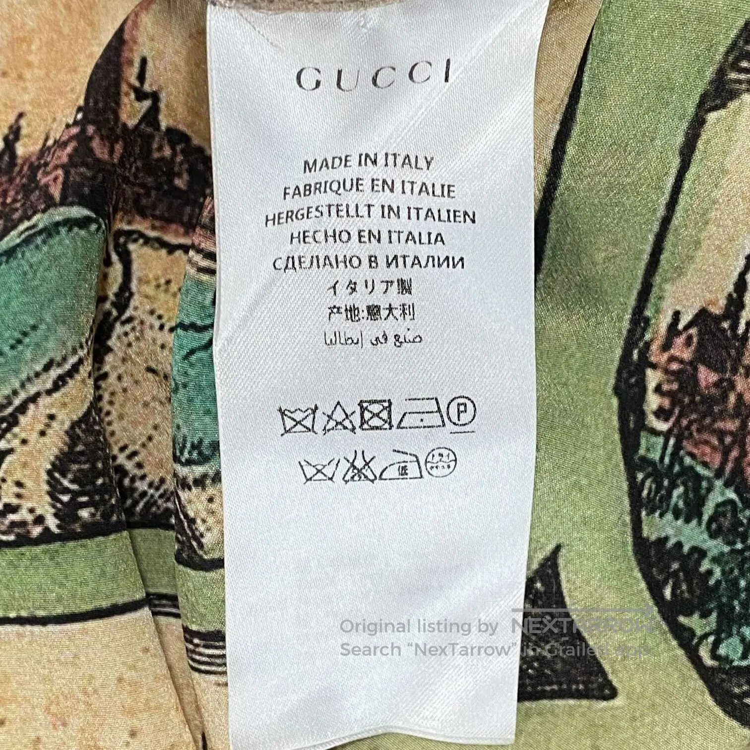 Gucci Gucci Urban Print Midi Skirt. Size 39" - 4 Thumbnail
