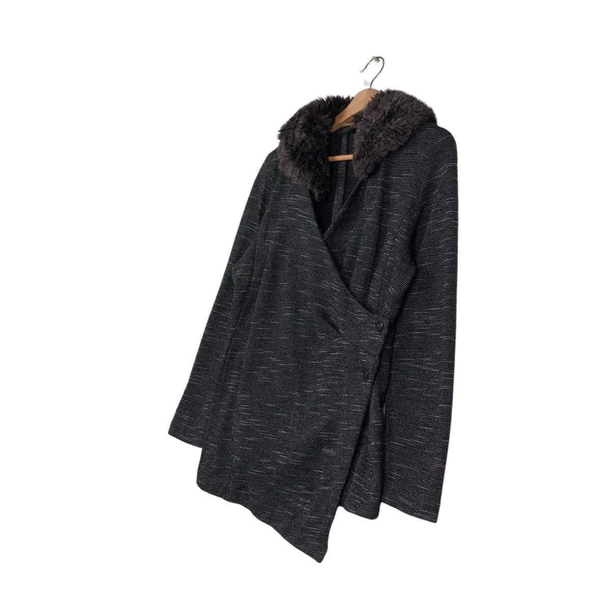 Japanese Brand 🔥VINTAGE CARDIGAN JACKET COSA NOSTRA MINK FUR COLLAR Size US M / EU 48-50 / 2 - 4 Thumbnail