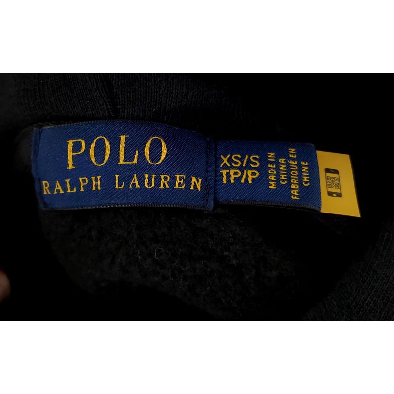 Polo Ralph Lauren Polo Ralph Lauren Hoodie Sweatshirt Black Oversized Womens XS Big Pony Pullover XS Women Size XS / US 0-2 / IT 36-38 - 4 Thumbnail