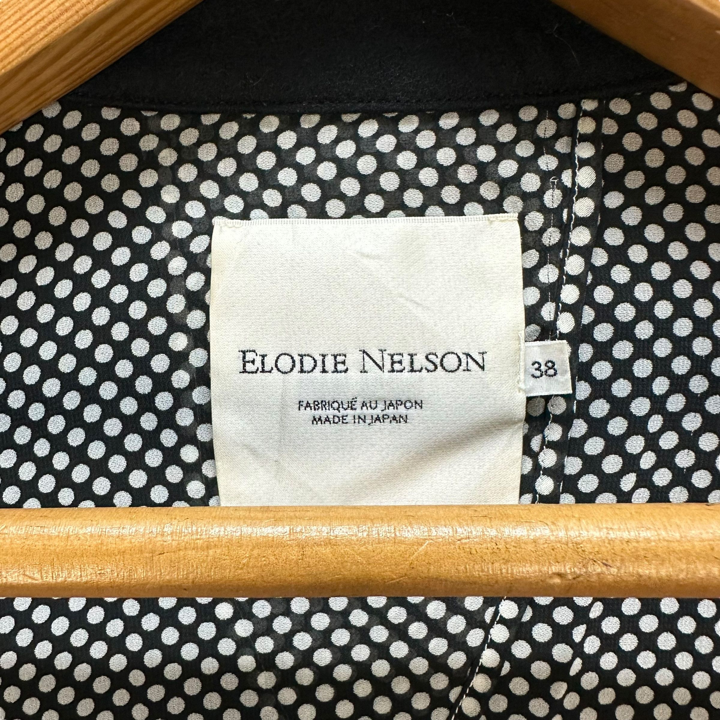 Japanese Brand ELODIE NELSON Single Button Wool Crop Jacket #A47-1095 Size S / US 4 / IT 40 - 7 Thumbnail