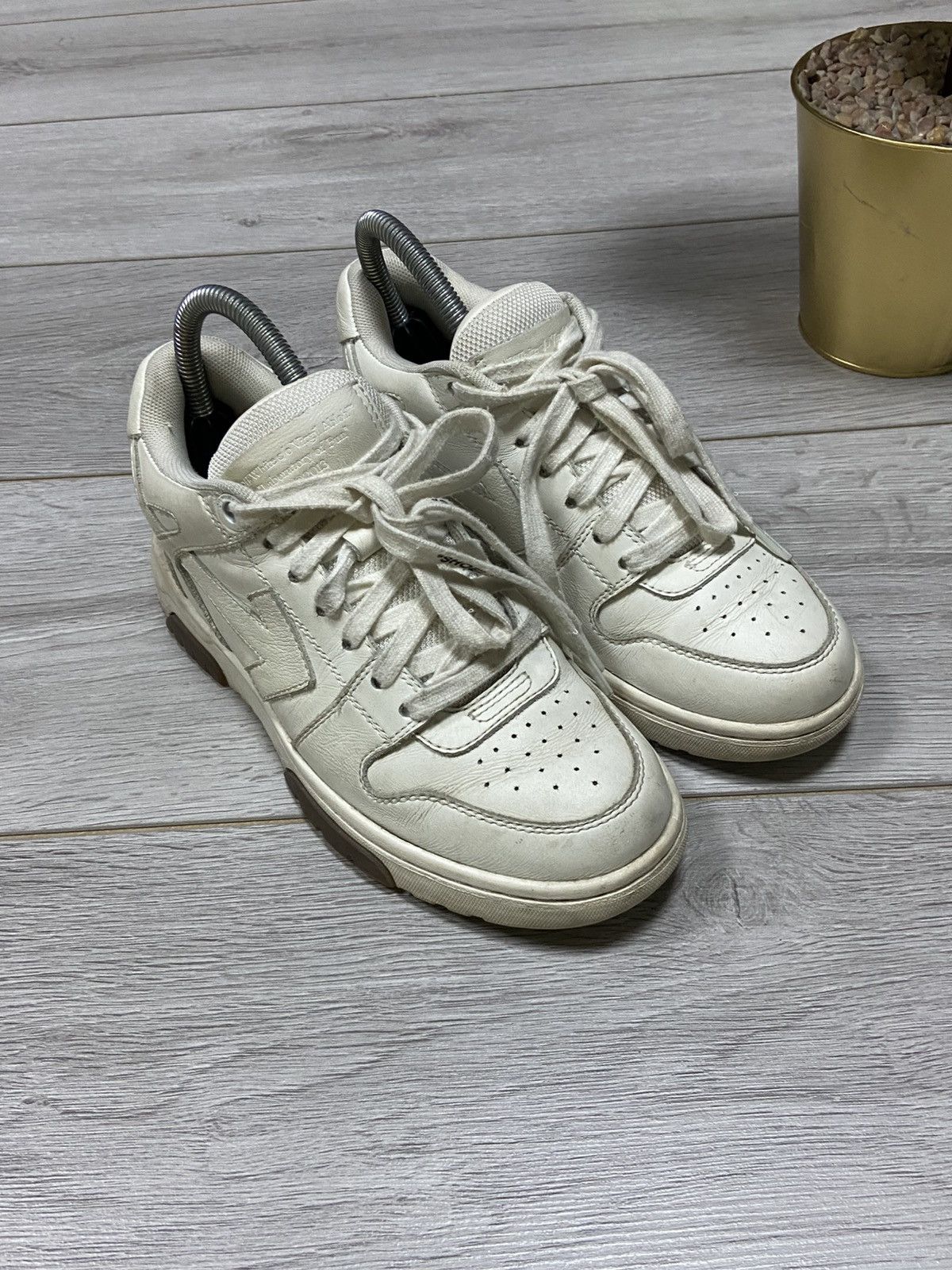 Off-White OFF WHITE Office leather Sneakers White arrow Size US 6 / IT 36 - 2 Thumbnail