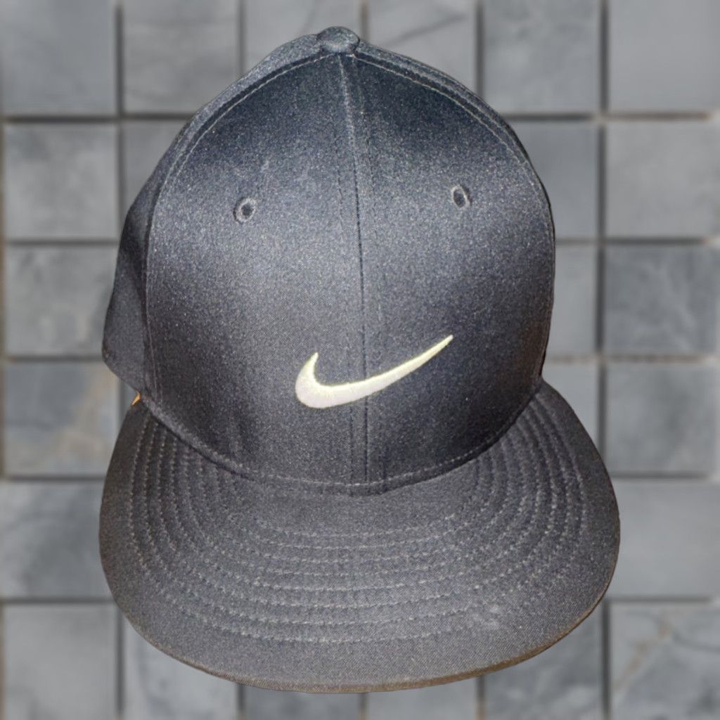 Nike Nike Dri-Fit Pro Cap Black L/XL Fitted Golf Training Hat Mens Size ONE SIZE - 1 Thumbnail