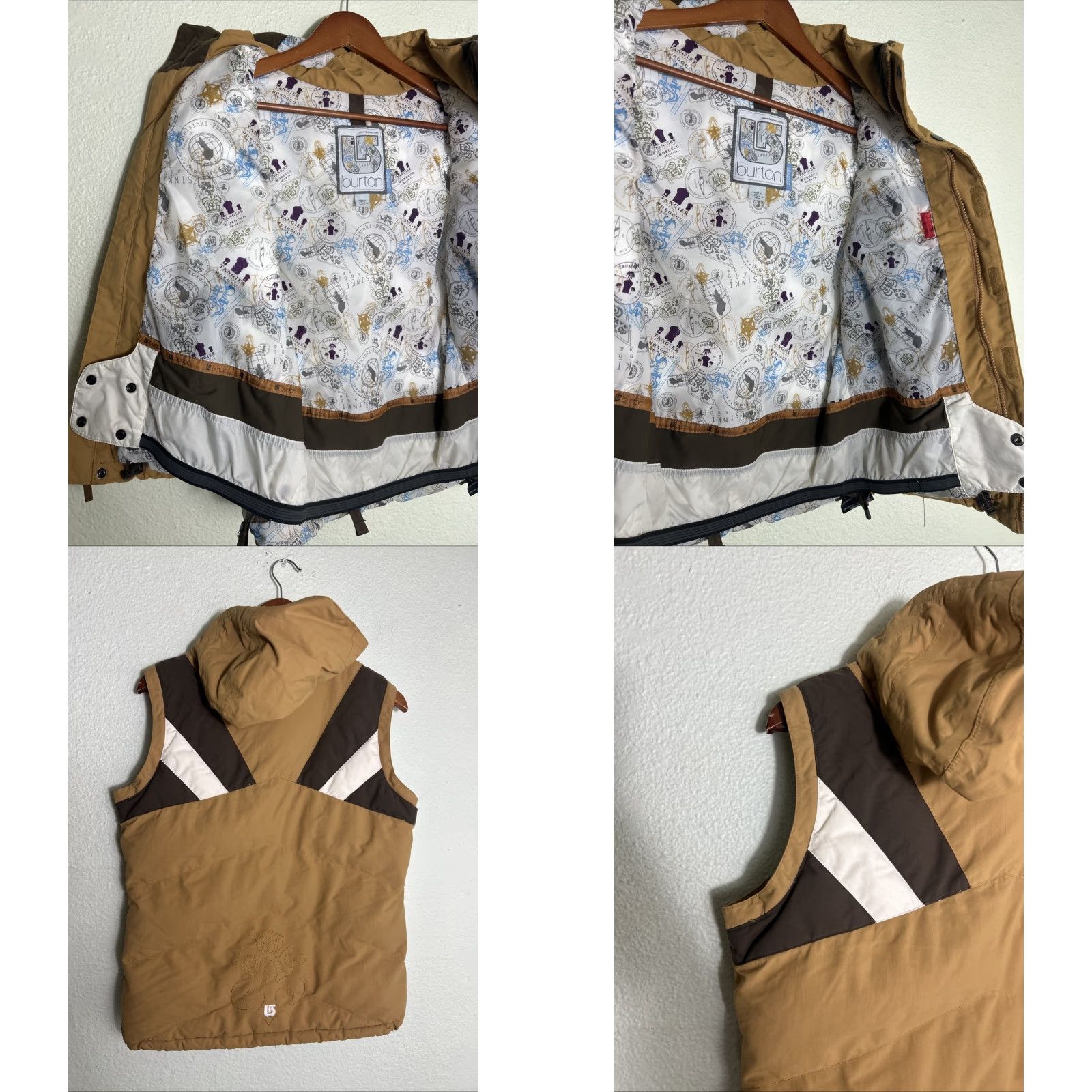 Burton Burton Jacket Men S Multicolor Hooded Snap Full Zip Sleeveless Winter Snow Status: Vest now since missing the detachable sleeves Size US S / EU 44-46 / 1 - 9 Thumbnail