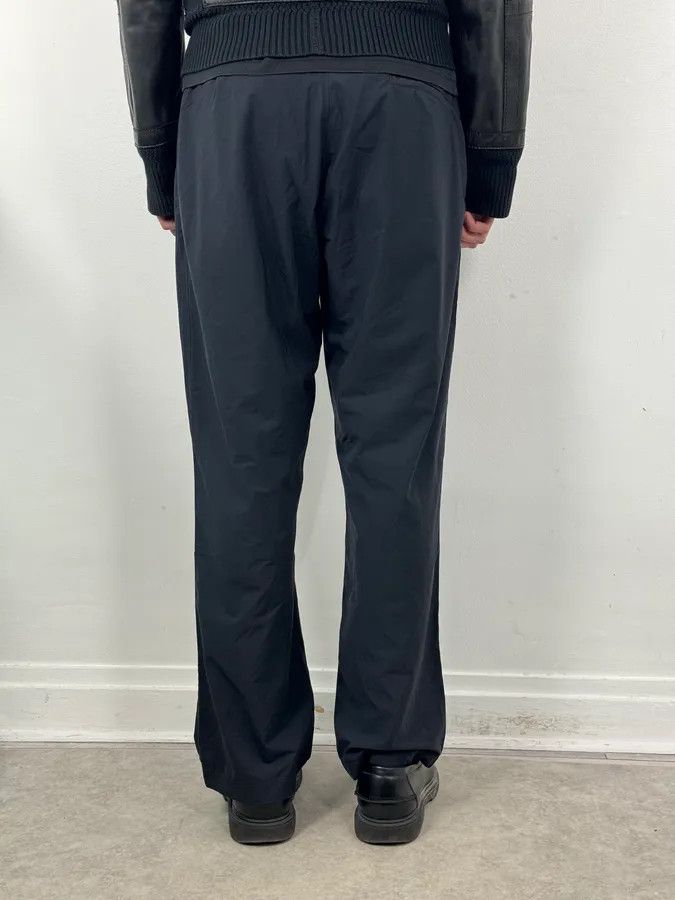 Prada 2000s Prada Navy Nylon Contrast Stripe Pants Size US 34 / EU 50 - 4 Thumbnail
