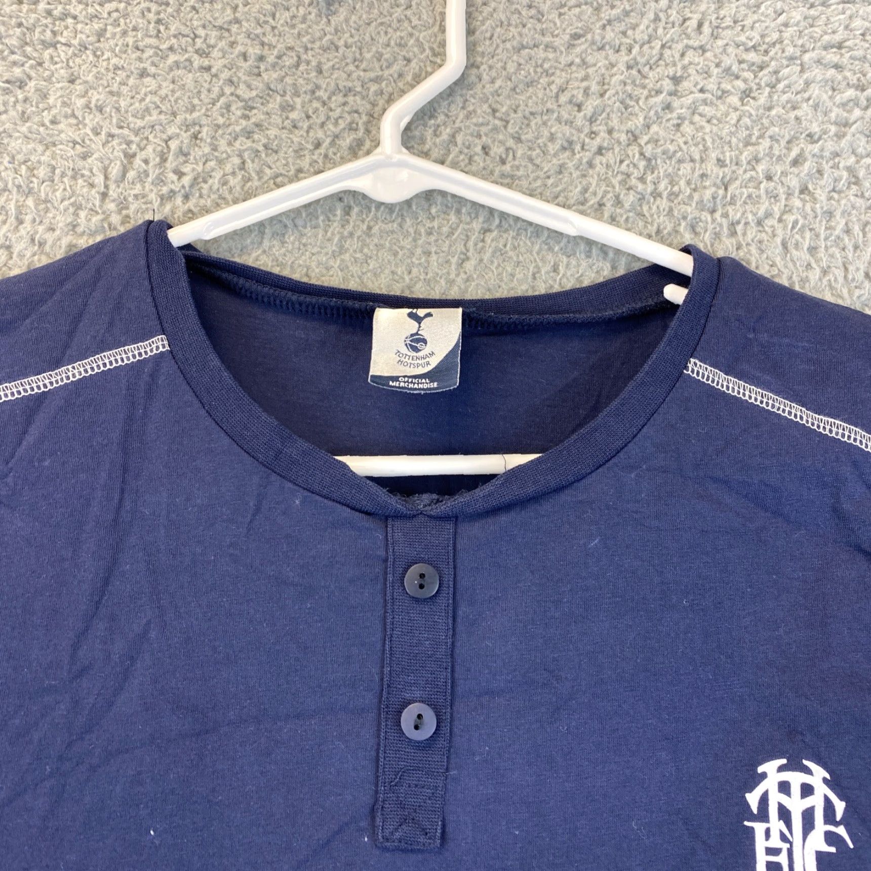 Nike Nike Tottenham Men's Medium T-Shirt Navy Short Sleeve Logo Cotton 69-29 Size US M / EU 48-50 / 2 - 3 Thumbnail