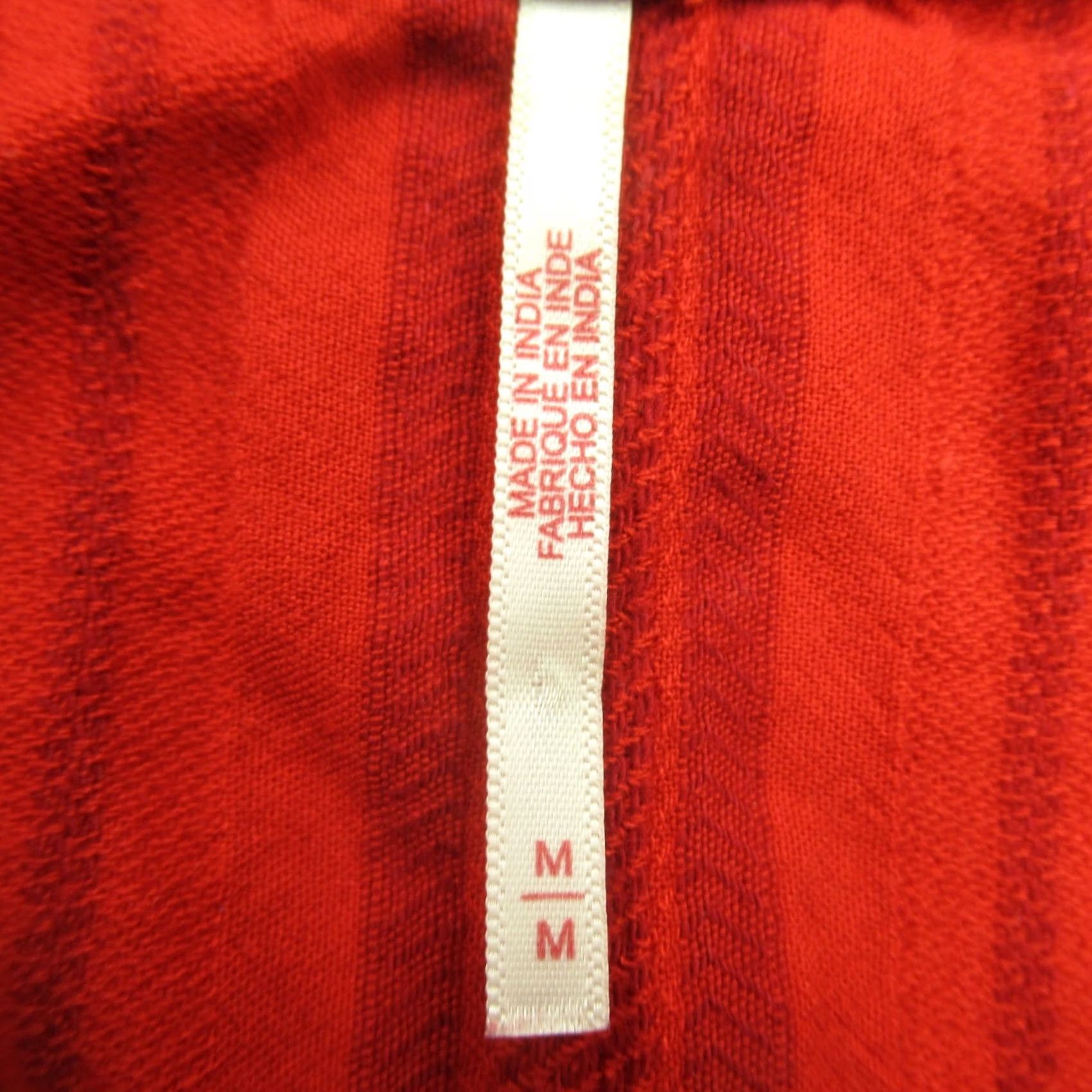 Free People Free People Shirt Womens M Sleeveless V-Neck Pullover Lightweight Red Size M / US 6-8 / IT 42-44 - 5 Thumbnail