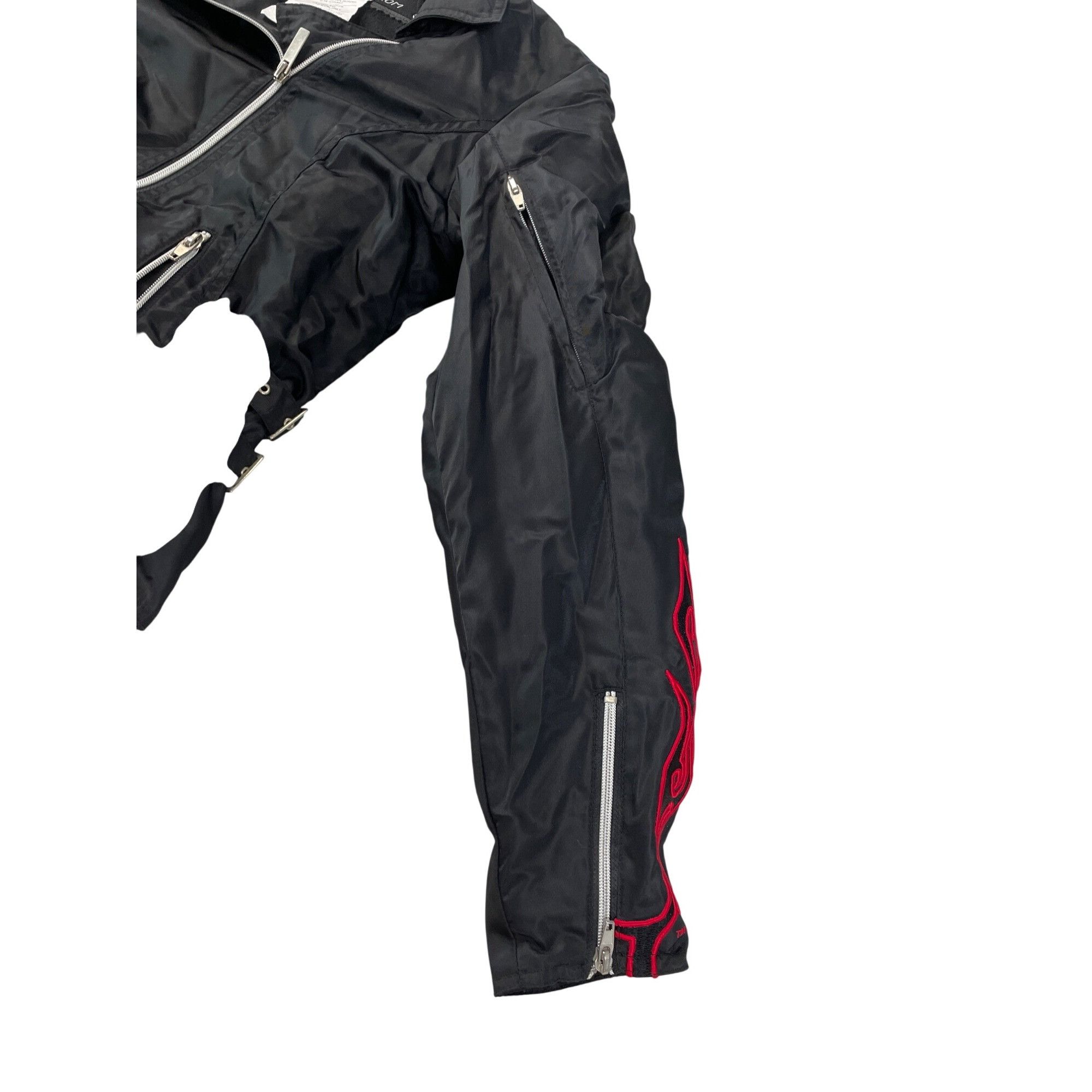 Power Trip Orange County Choppers Womens Black Nylon Motorcy