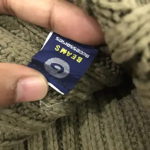 Beams Plus × Japanese Brand Beams Knit Plain Beanie Hat Size ONE SIZE - 6 Thumbnail