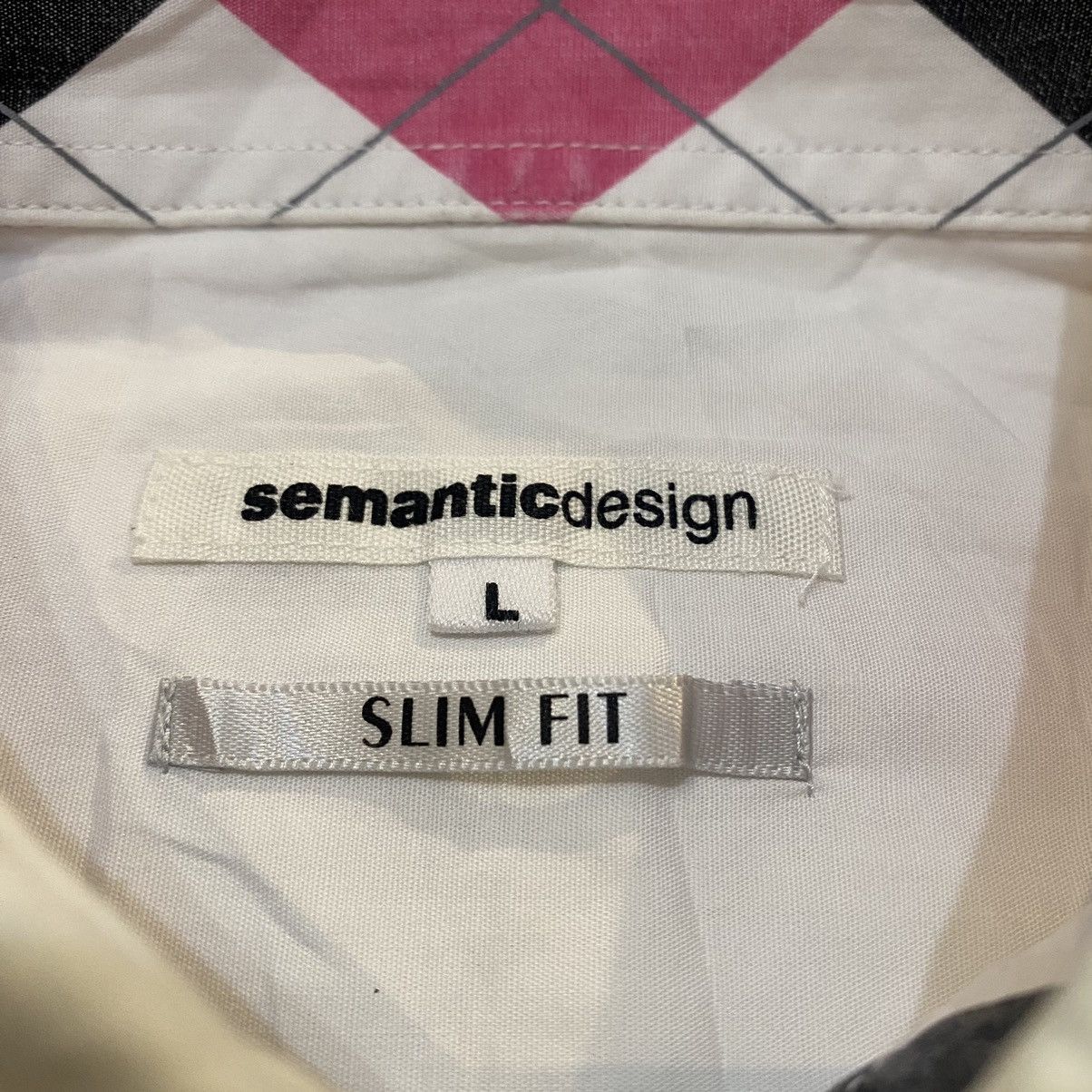 Japanese Brand 2000s Semantic Design Slim Fit Shirts Button Up Size US L / EU 52-54 / 3 - 9 Thumbnail