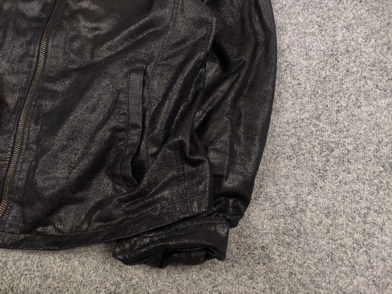 Uniqlo Uniqlo Synthetic Leather Biker Zip Black Mens Jacket Size US L / EU 52-54 / 3 - 5 Thumbnail