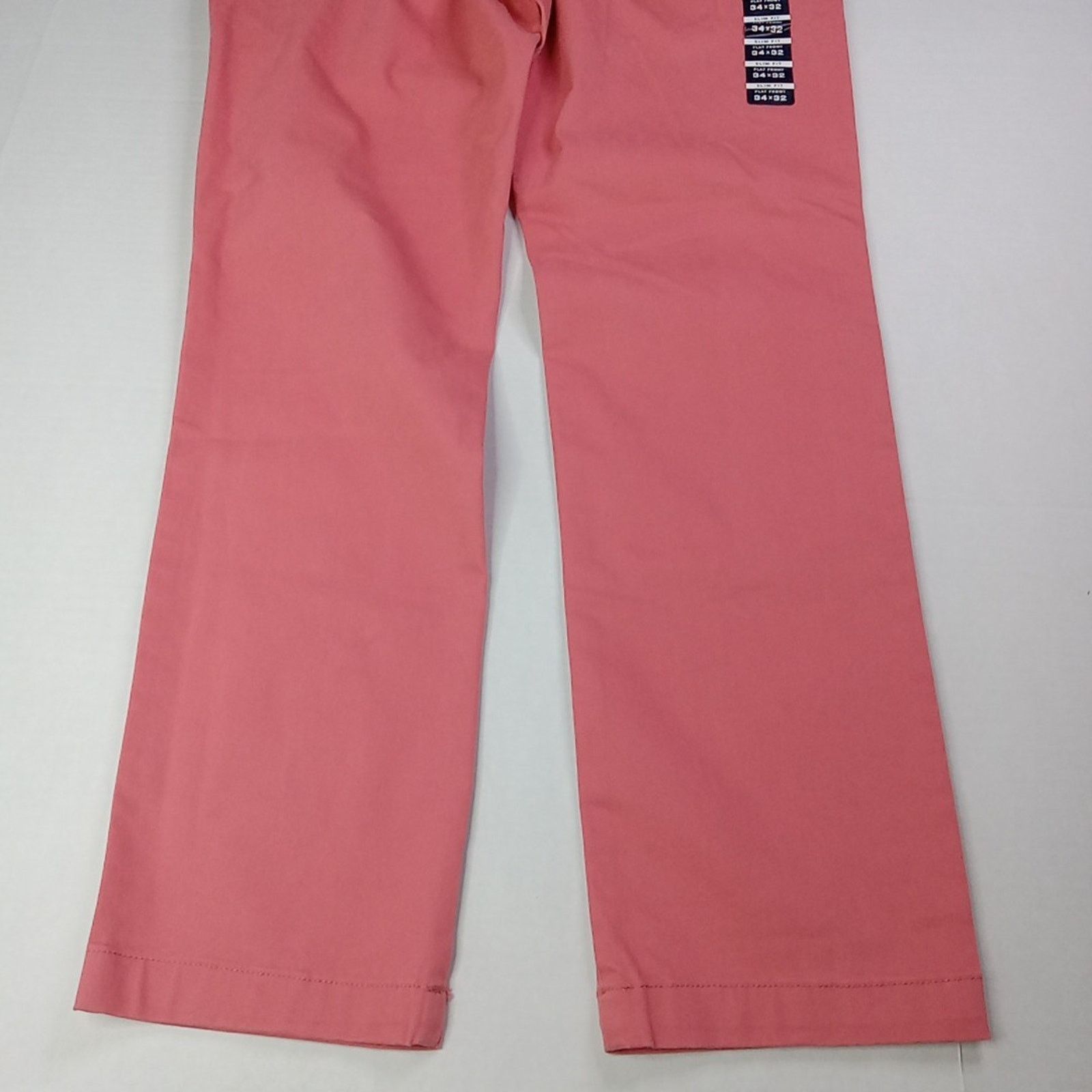 St. Johns Bay St John's Bay Stretch Chino Pants Men’s 34x32 Pink Slim NEW Size US 34 / EU 50 - 6 Thumbnail