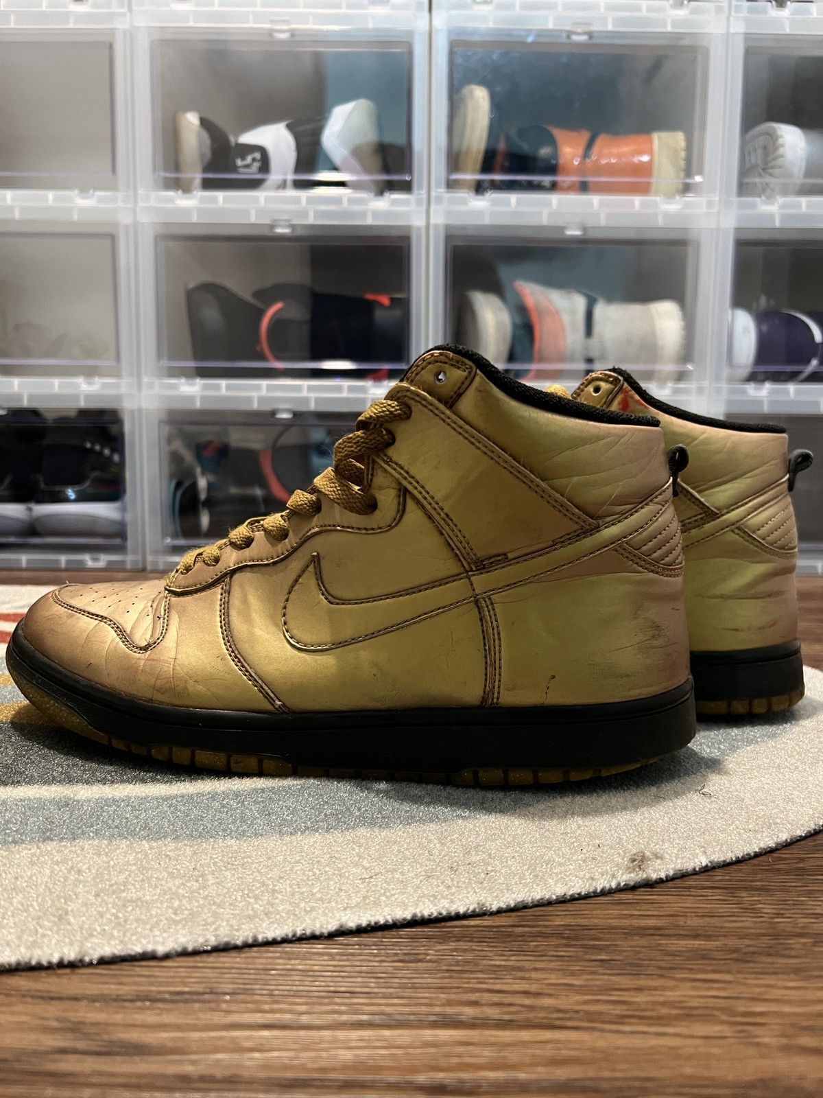 Nike OG Gold Nike High Olympic Dunk . Size 10.5 Olympic Size US 10.5 / EU 43-44 - 9 Thumbnail