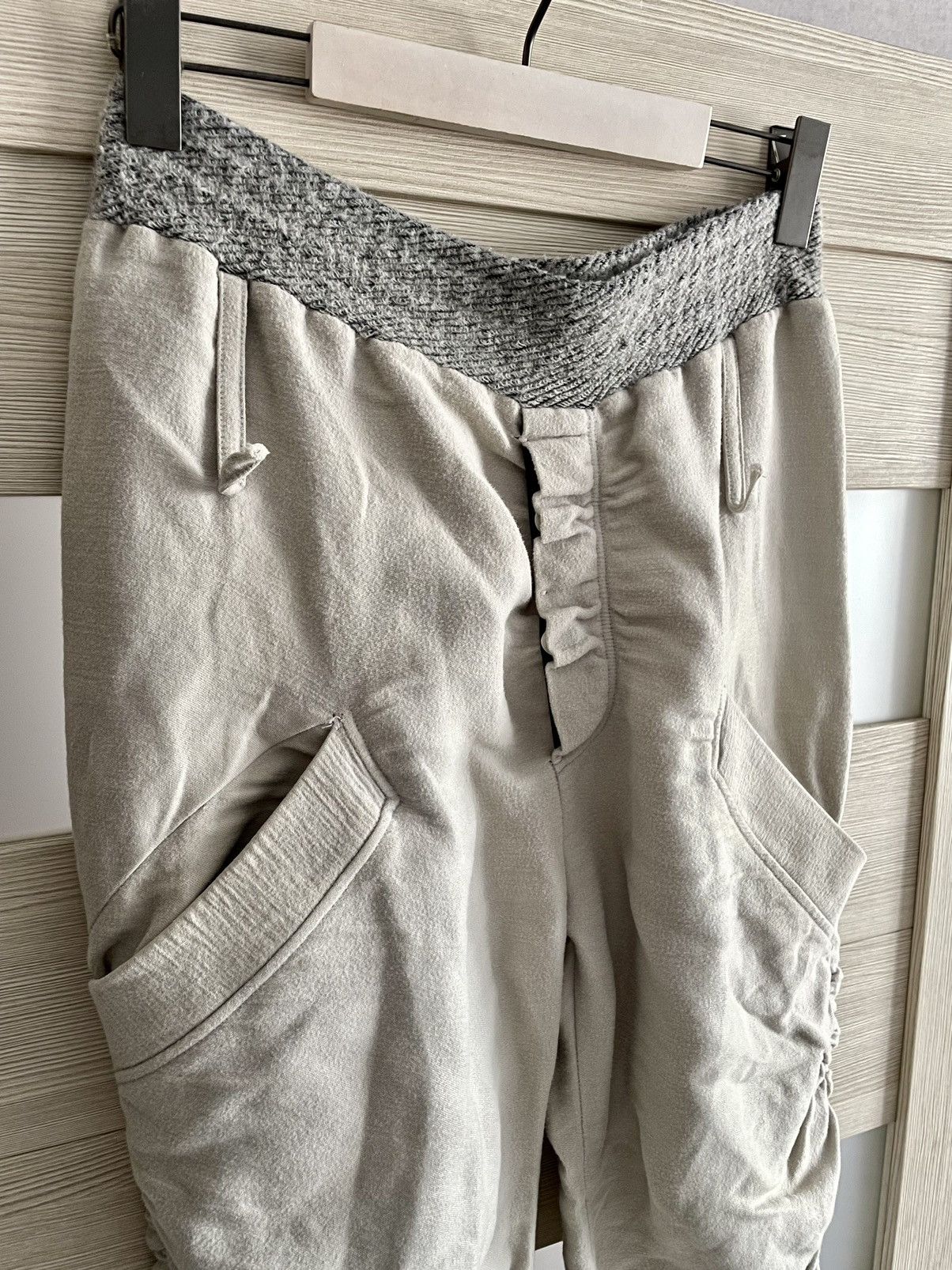 Lost & Found Ria Dunn Lost & Found Ria Dunn Beige Curved J-Cut Ramie Pant Trousers Size US 30 / EU 46 - 6 Thumbnail