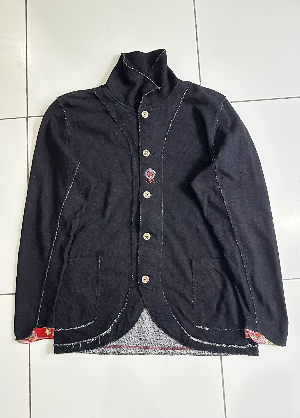 Composition by Kenzo Austere Japan kyoto coromool black cardigan Size US M / EU 48-50 / 2 - 1 Thumbnail