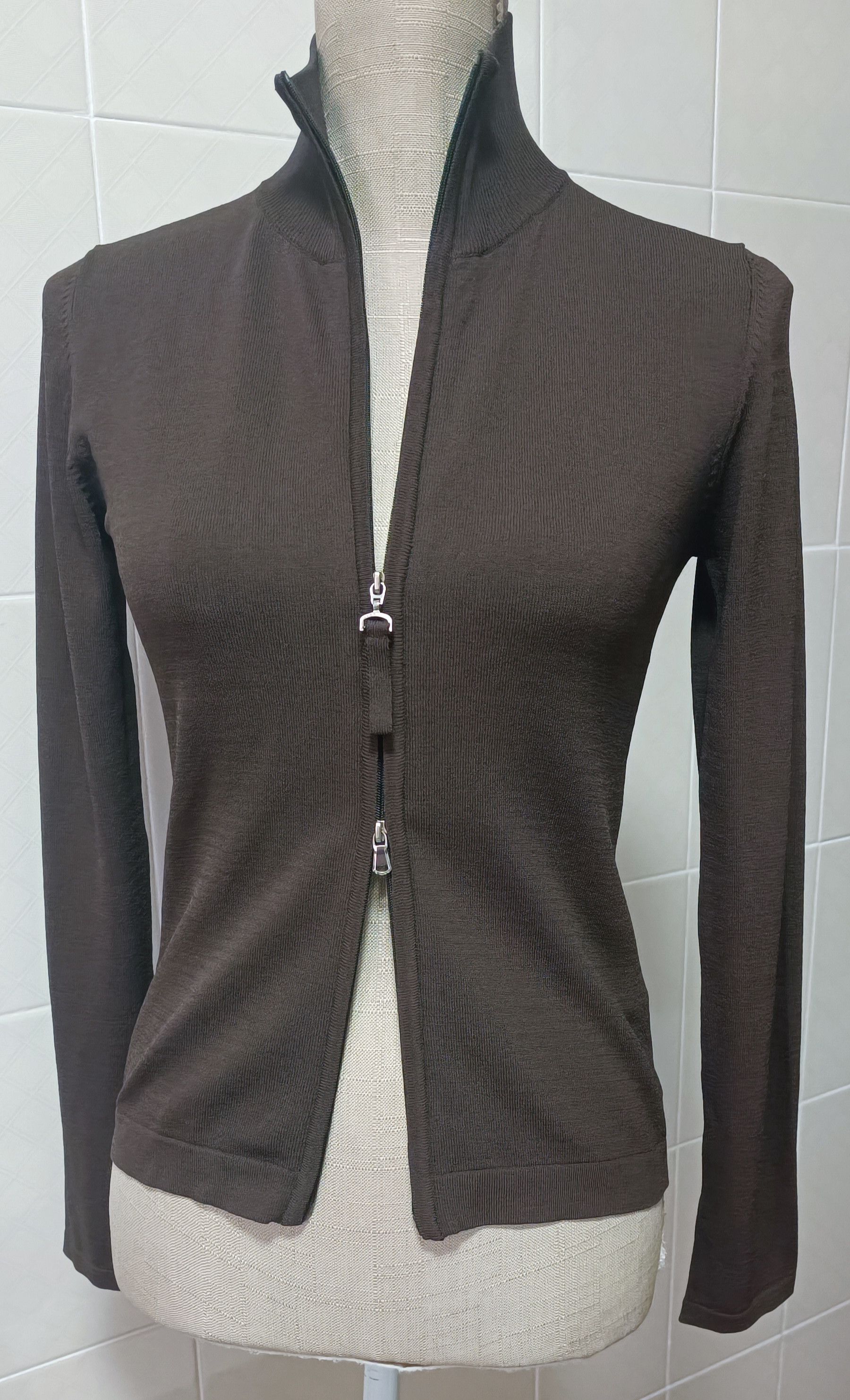 Jean Paul Gaultier Brown jacket with yellow and red rhinestones Size M / US 6-8 / IT 42-44 - 2 Thumbnail
