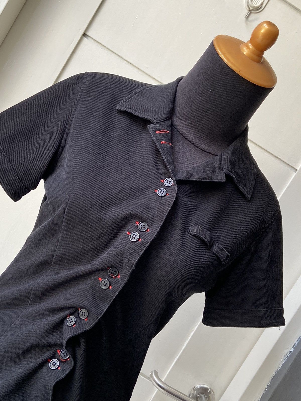 Kansai Yamamoto KANSAI UNIFORM Black T-Shirt Size XS / US 0-2 / IT 36-38 - 4 Thumbnail