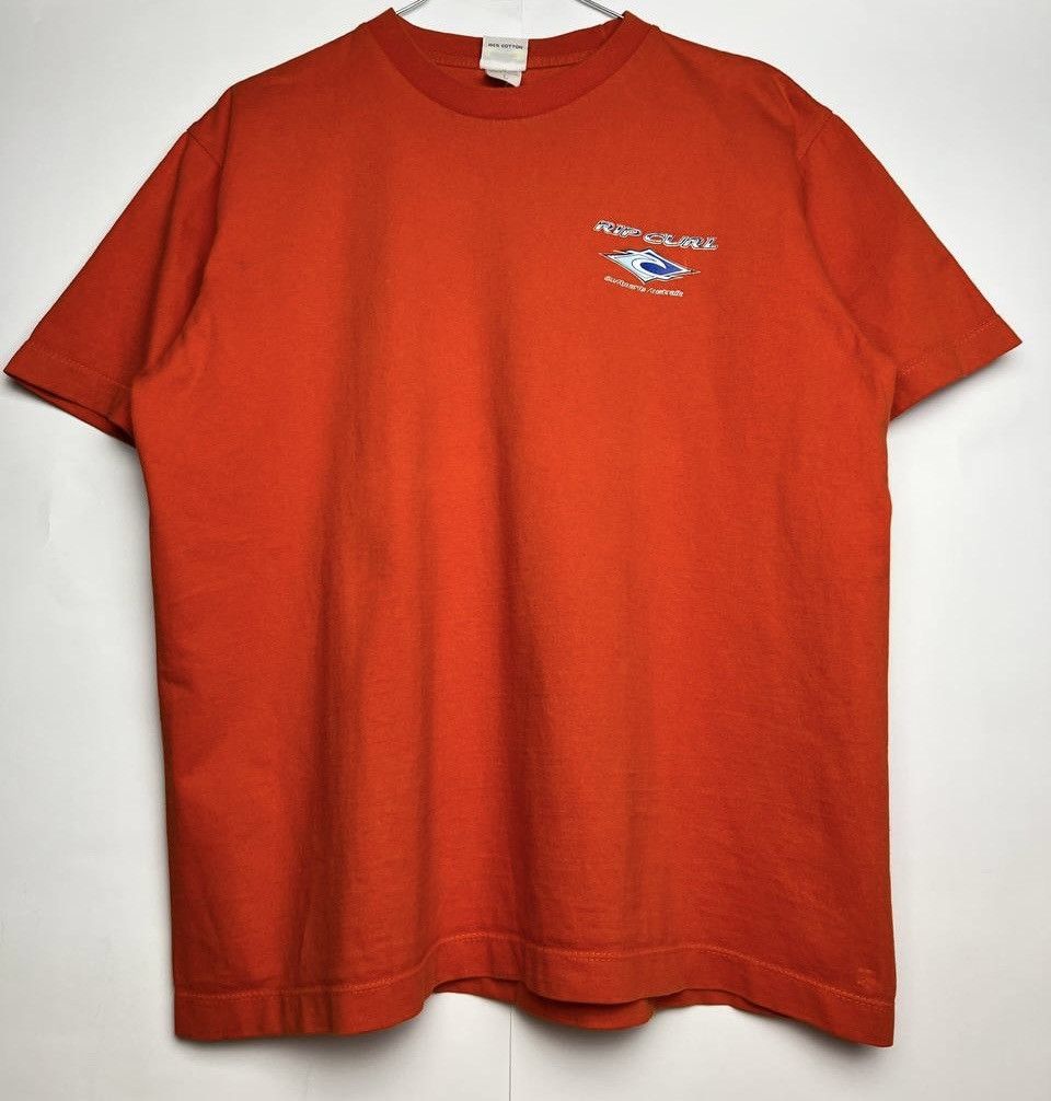 Ripcurl 90s Vintage Rip Curl Surfing Australia Orange Rare T-Shirt Size US L / EU 52-54 / 3 - 2 Thumbnail