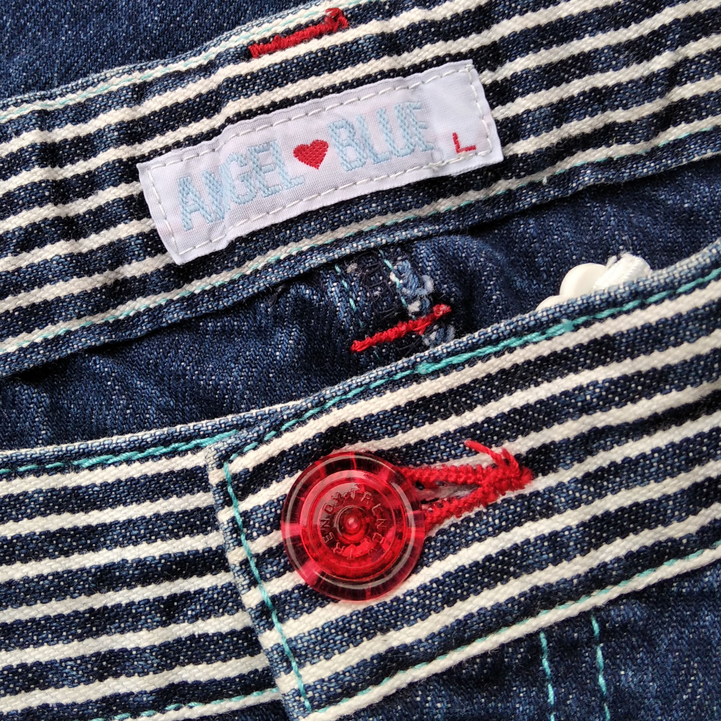 Angel Blue Vintage Late 90's ANGLE BLUE Denim Pants Size 26" / US 2 / IT 38 - 6 Thumbnail
