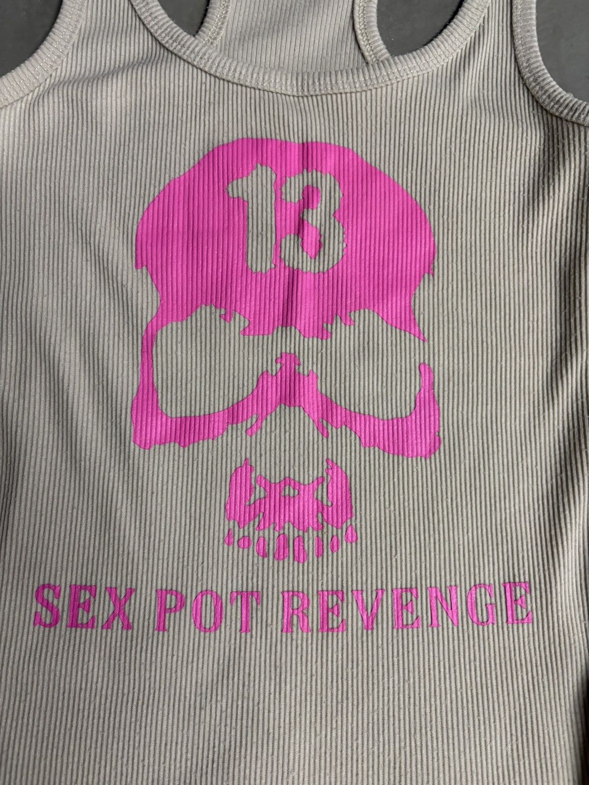 Hysteric Glamour Rare Sex Pot Revenge Devil Cry Rip Tank Top Skulls Size US XS / EU 42 / 0 - 2 Thumbnail