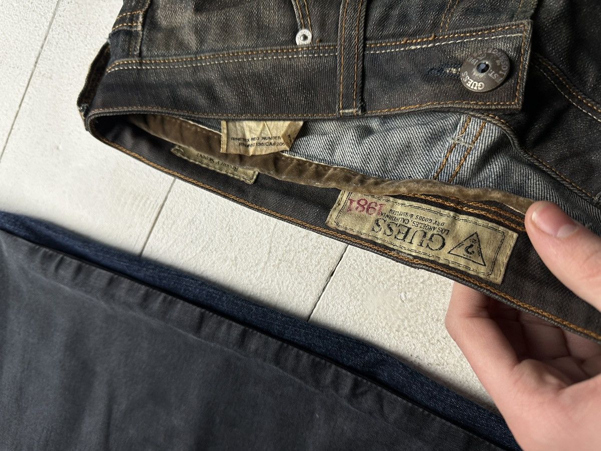 Guess FLARED 🚨00S GUESS WITH LOGO WOMEN JEANS Y2K OPUIM Size 28" / US 6 / IT 42 - 3 Thumbnail