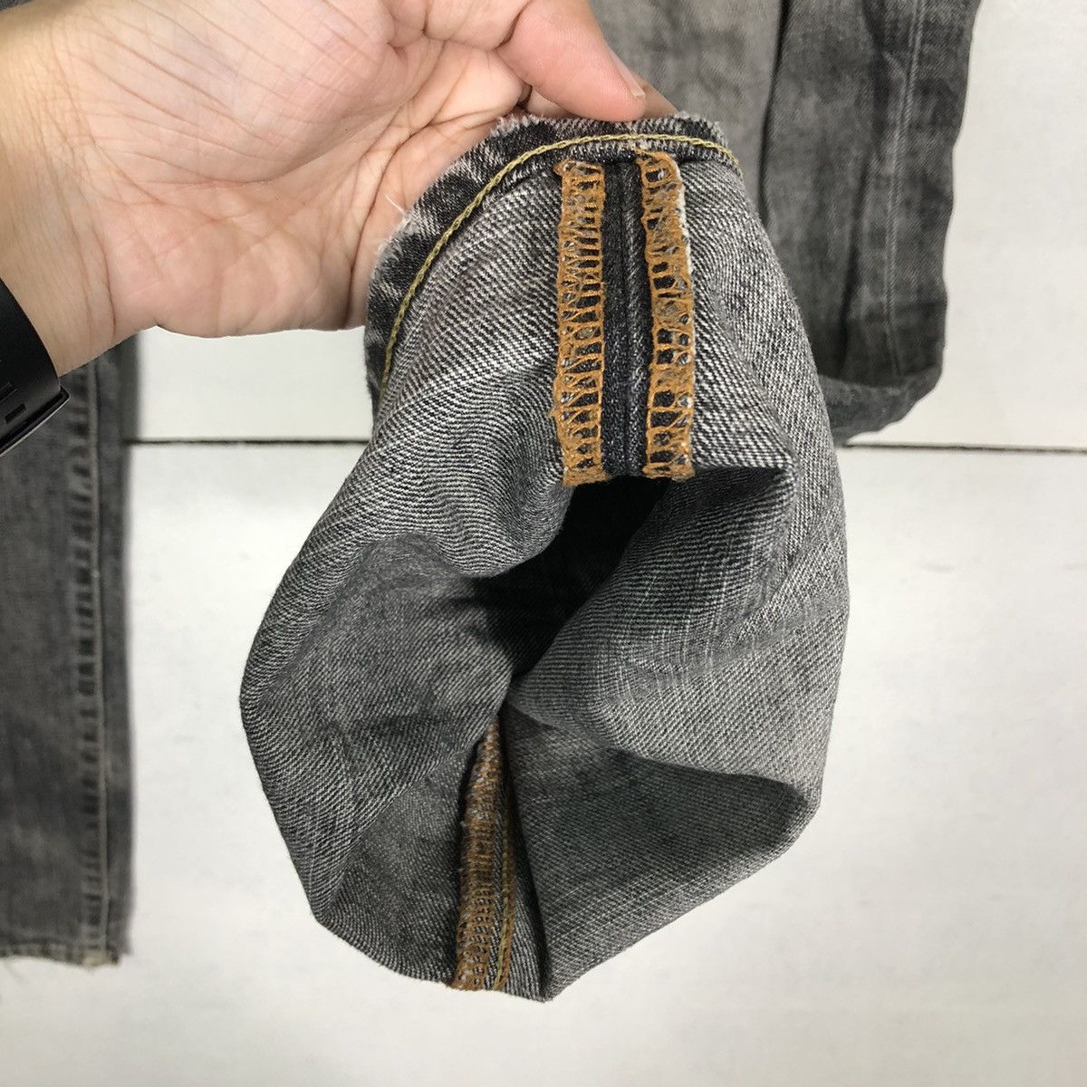 Japanese Brand 🔥90’s Vintage Denim Jeans Uniqlo Japan S-002 Issey Miyake Size US 34 / EU 50 - 11 Thumbnail