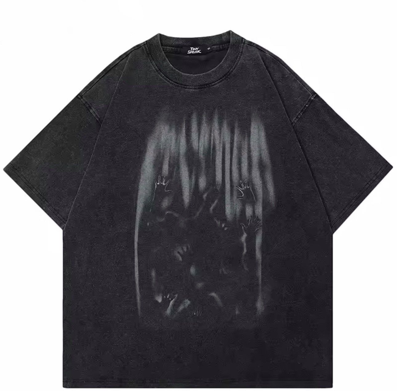 Other Streetwear Washed Gothic Punk Creepy Shadow T Shirt Size US XXL / EU 58 / 5 - 1 Thumbnail