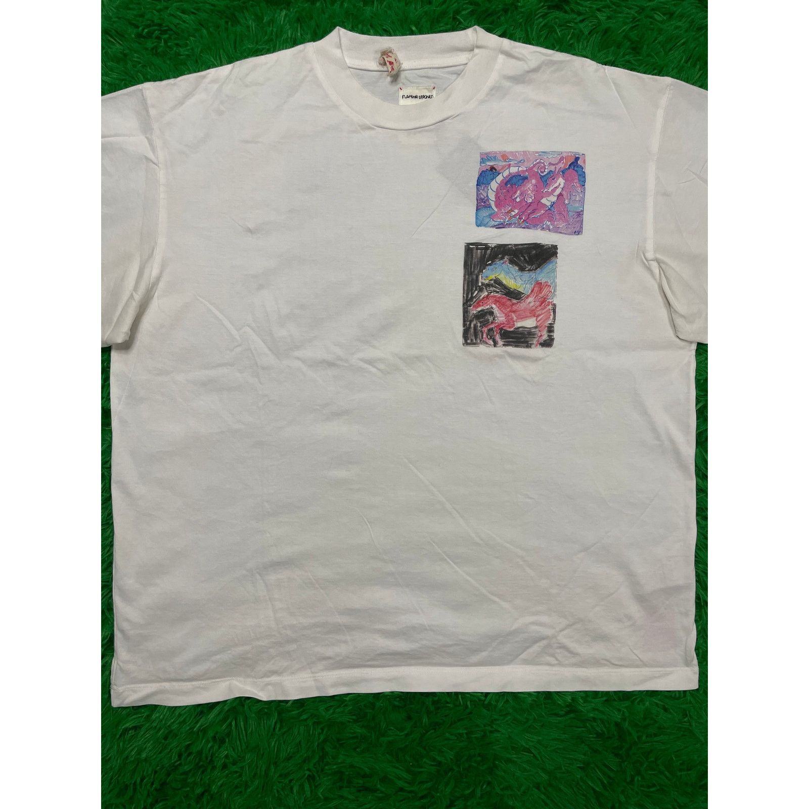 Marni Marni Tee White Purple 50 Used Size US M / EU 48-50 / 2 - 1 Thumbnail