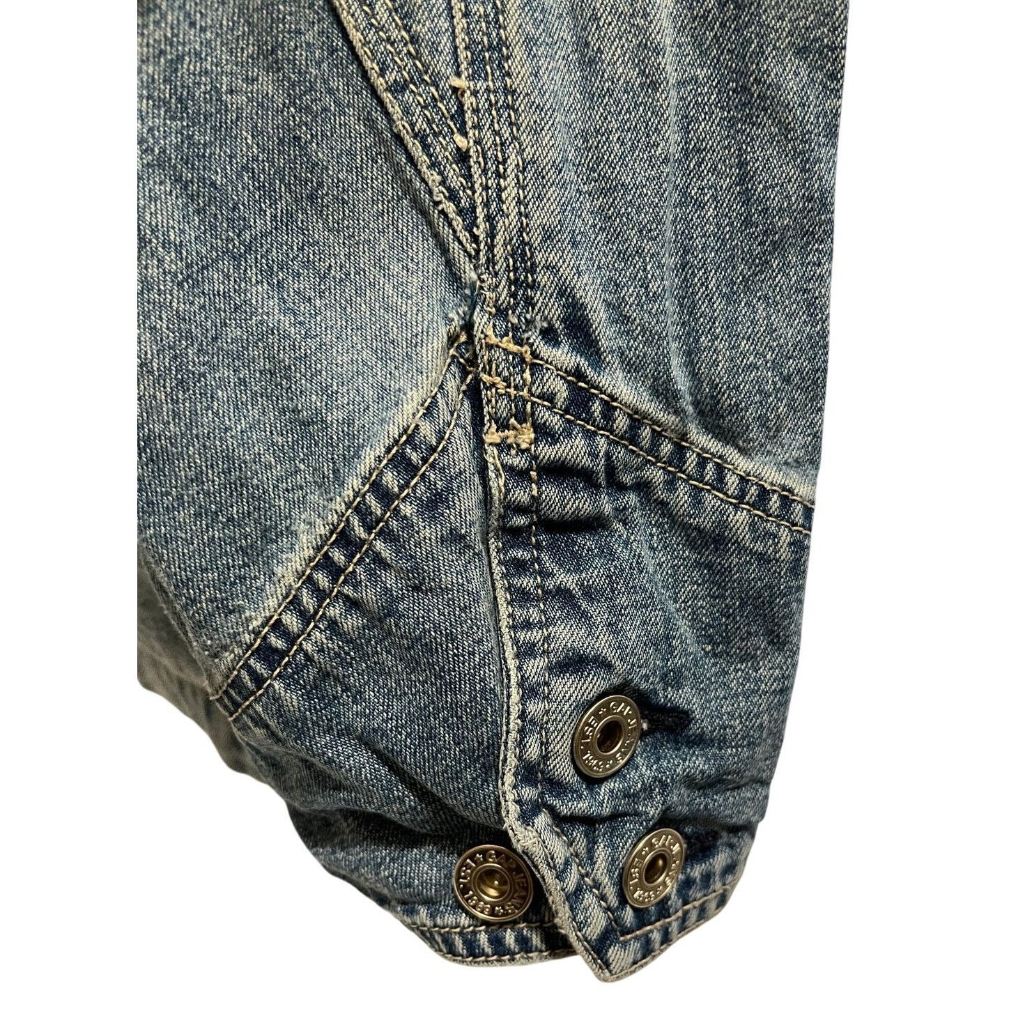 Gap Vintage Gap Denim Jacket / Over Shirt - 100% Cotton Medium Size M / US 6-8 / IT 42-44 - 8 Thumbnail