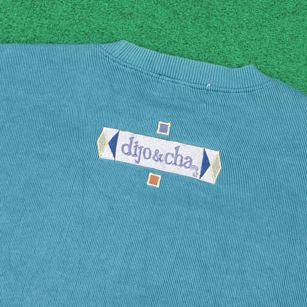 Vintage Vintage Dijo & Cha Retro Crewneck Sweatshirt C296N3 Size US M / EU 48-50 / 2 - 5 Thumbnail