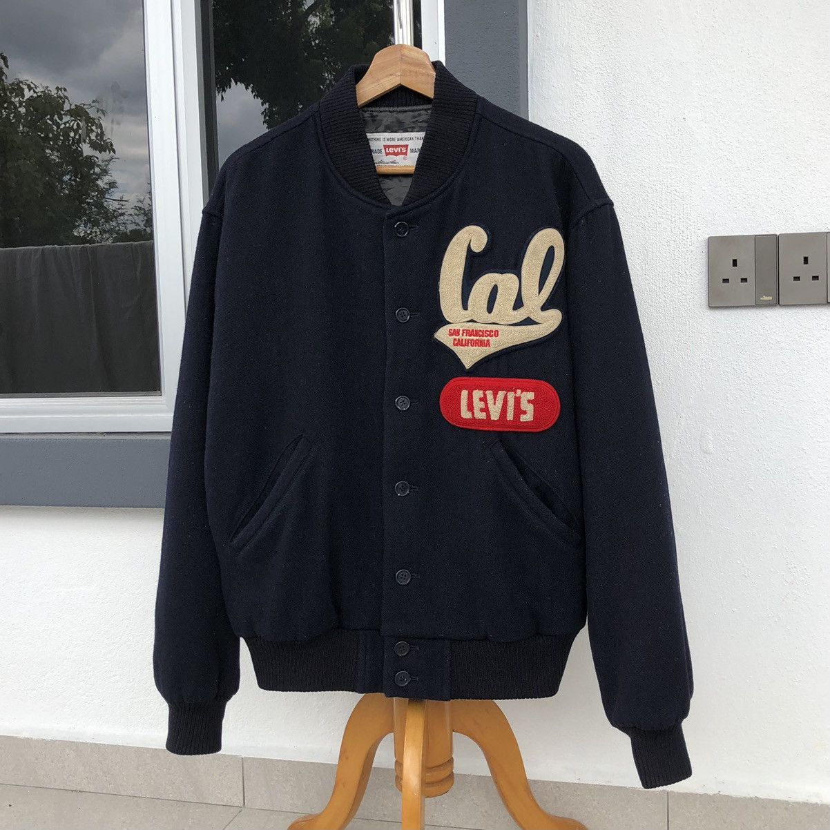 Levi's Vintage 90's Levis Wool Varsity Jacket Size US L / EU 52-54 / 3 - 8 Thumbnail