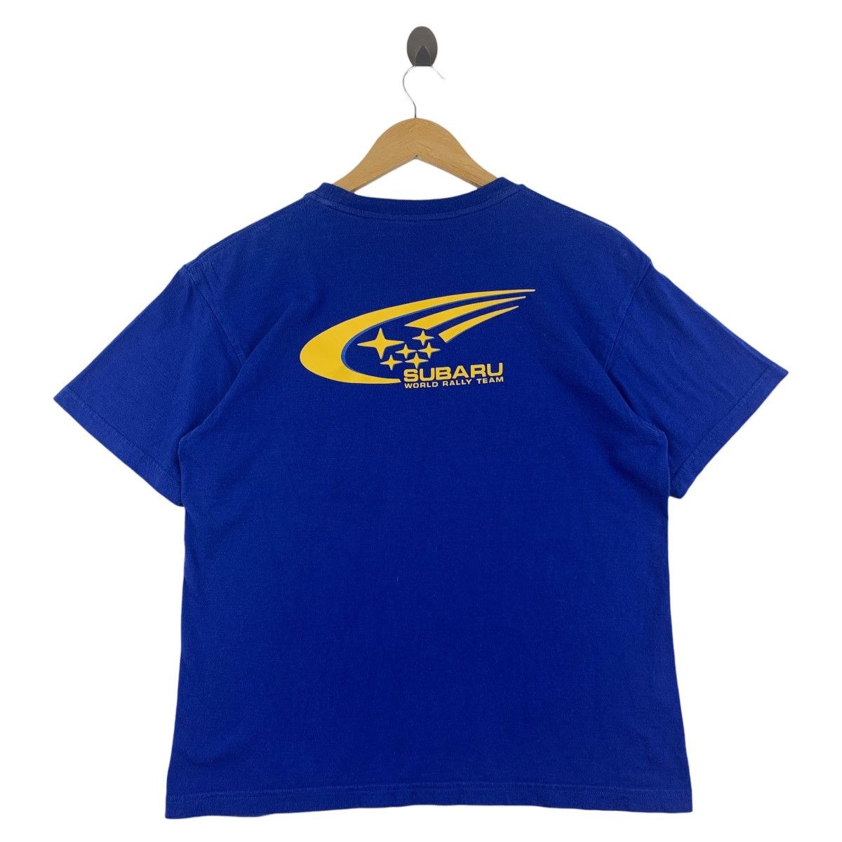 Japanese Brand SUBARU World Rally team back hit printed tee Size US M / EU 48-50 / 2 - 1 Thumbnail