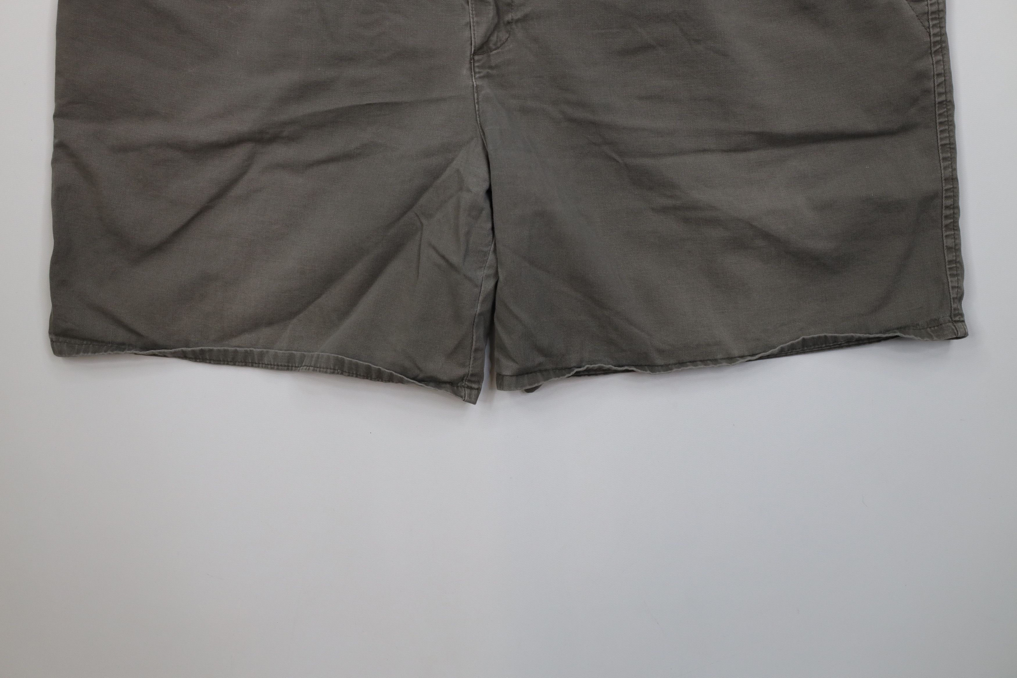 L.L. Bean Vintage 90s LL Bean Above Trekking Shorts Gray Green USA Size US 40 / EU 56 - 4 Thumbnail