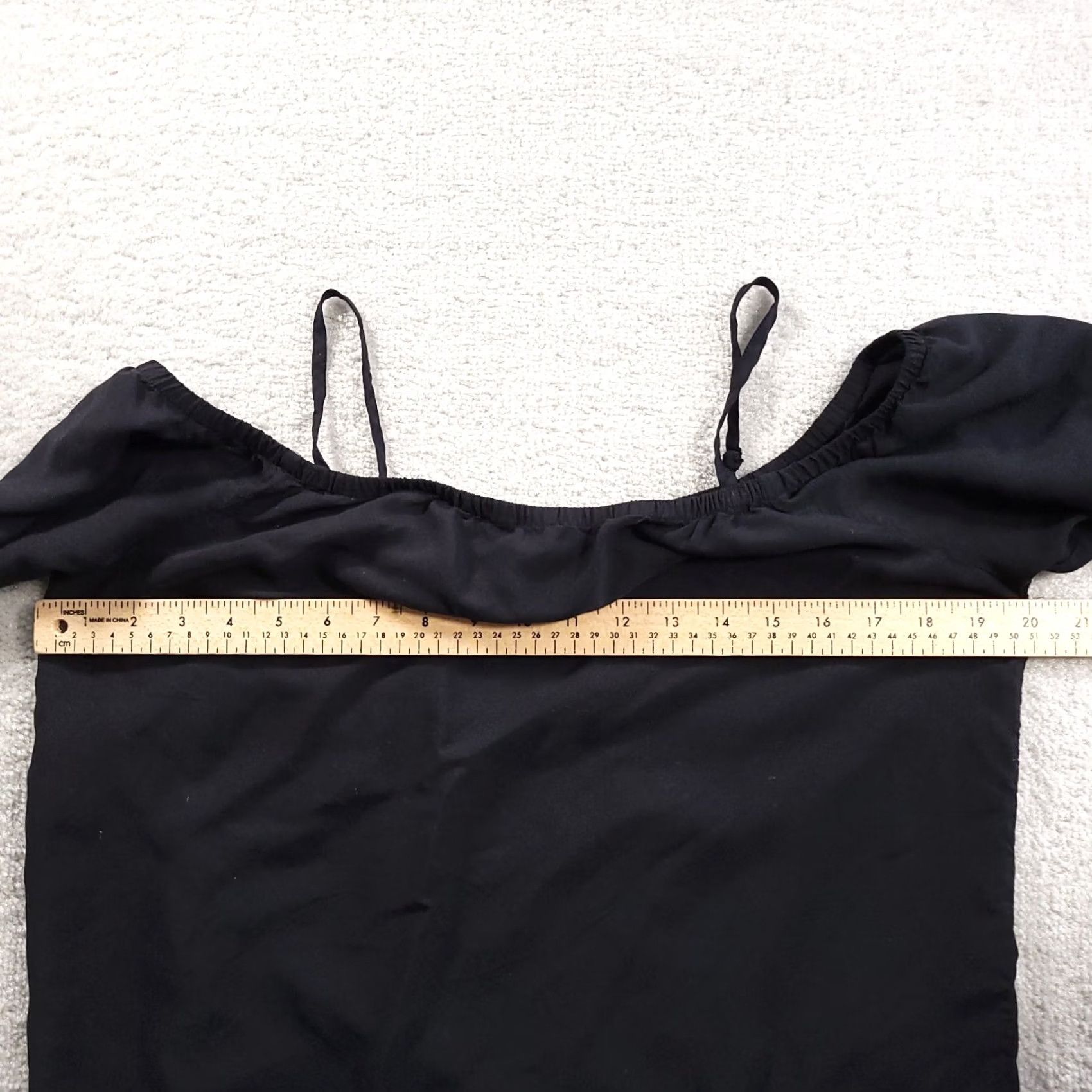 Old Navy Final Answer: Old Navy Floral Dress Small Black Spaghetti Strap Embroidery Pullover - Vintage - Womens Casual Style - Short Sleeve - Size S / US 4 / IT 40 - 4 Thumbnail