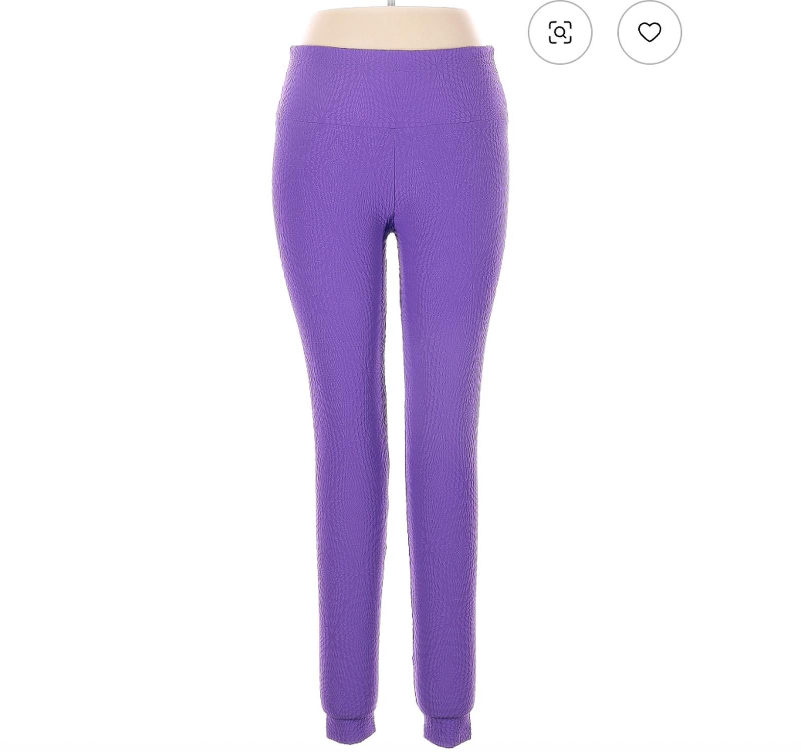 Other Purple Booty By Brabants Leggings Size OS Mermaid Texture Size 30" / US 8 / IT 44 - 1 Thumbnail