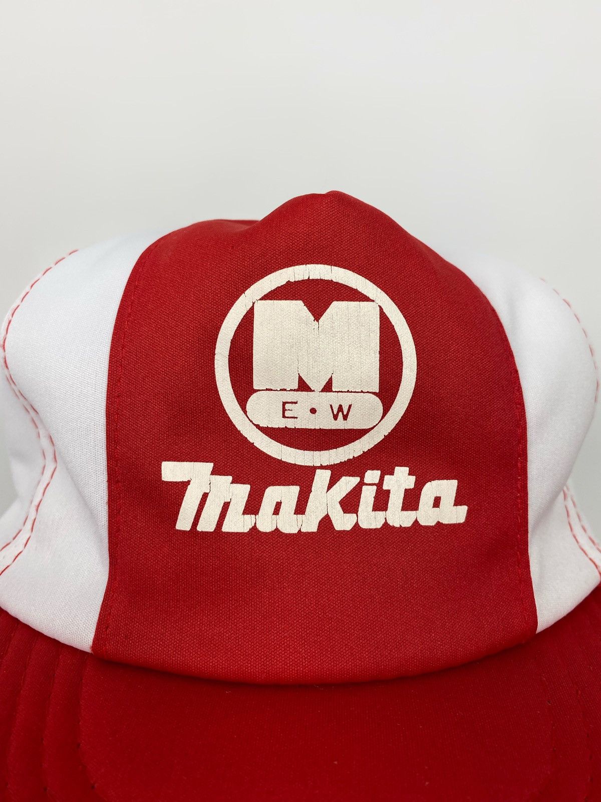 Vintage 70s 80s Vintage Makita Electronic Works MEW Two Tone Hat Size ONE SIZE - 6 Thumbnail