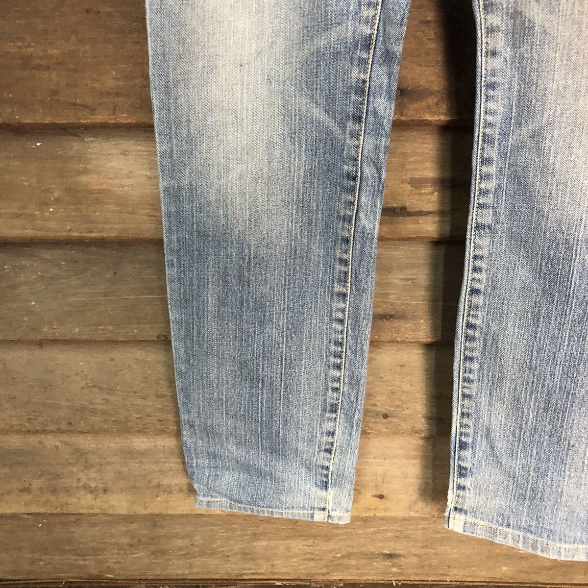 Japanese Brand Uniqlo Jeans Blue faded vintage Denim Pants #7326 Size 32" / US 10 / IT 46 - 9 Thumbnail