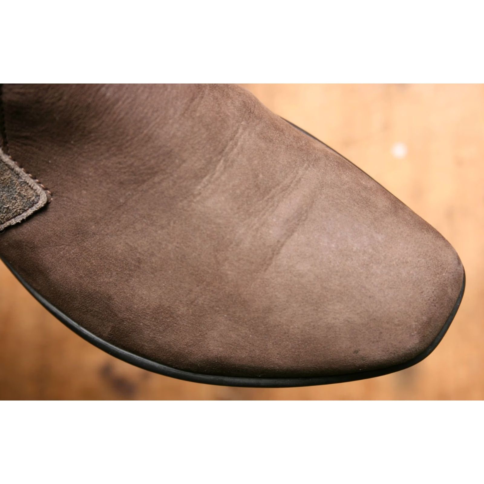 Vintage THINK! Brown Suede Patchwork Plaid Side Zip Ankle Booties Women 8.5 EUR 39 Brown Suede Patchwork Plaid Bootie Zip Ankle Think! Women Shoes Size US 9 / IT 39 - 7 Thumbnail