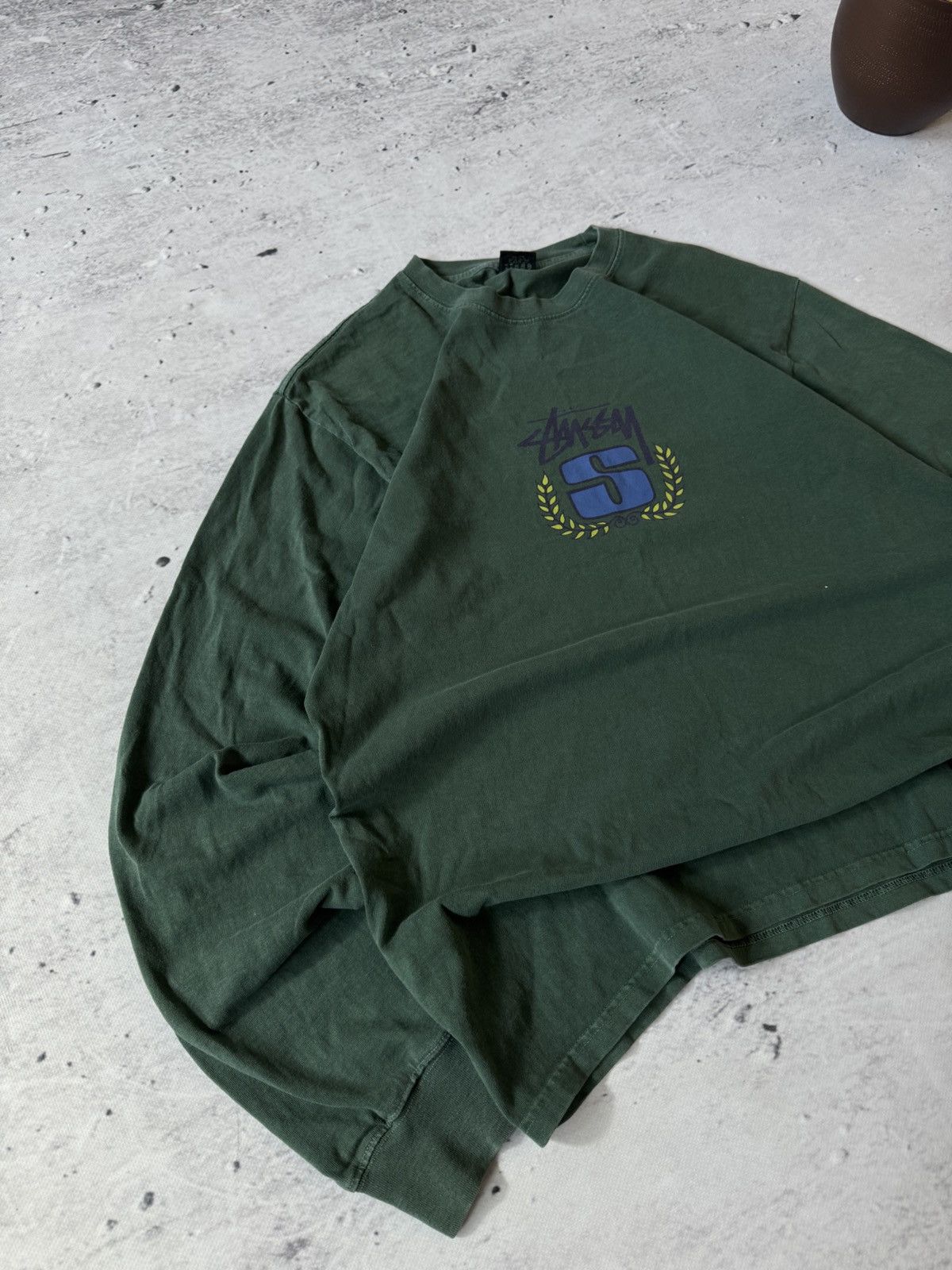 Stussy × Vintage STUSSY CENTER HAFT LOGO OVERSIZE BAGGY FIT SWEATSHIRT Size US L / EU 52-54 / 3 - 2 Thumbnail