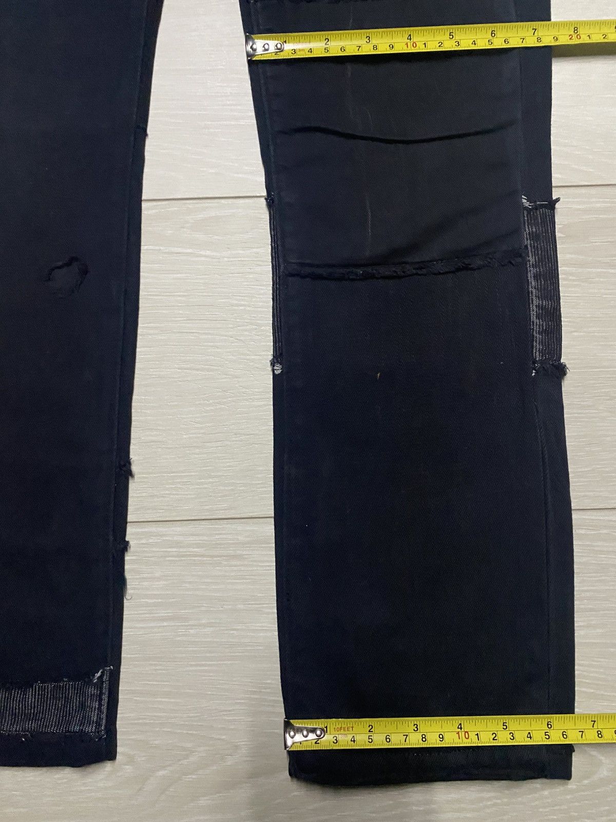 NANO universe Vintage Nano Univers Black Denim Skinny Style Jeans Size US 32 / EU 48 - 17 Thumbnail