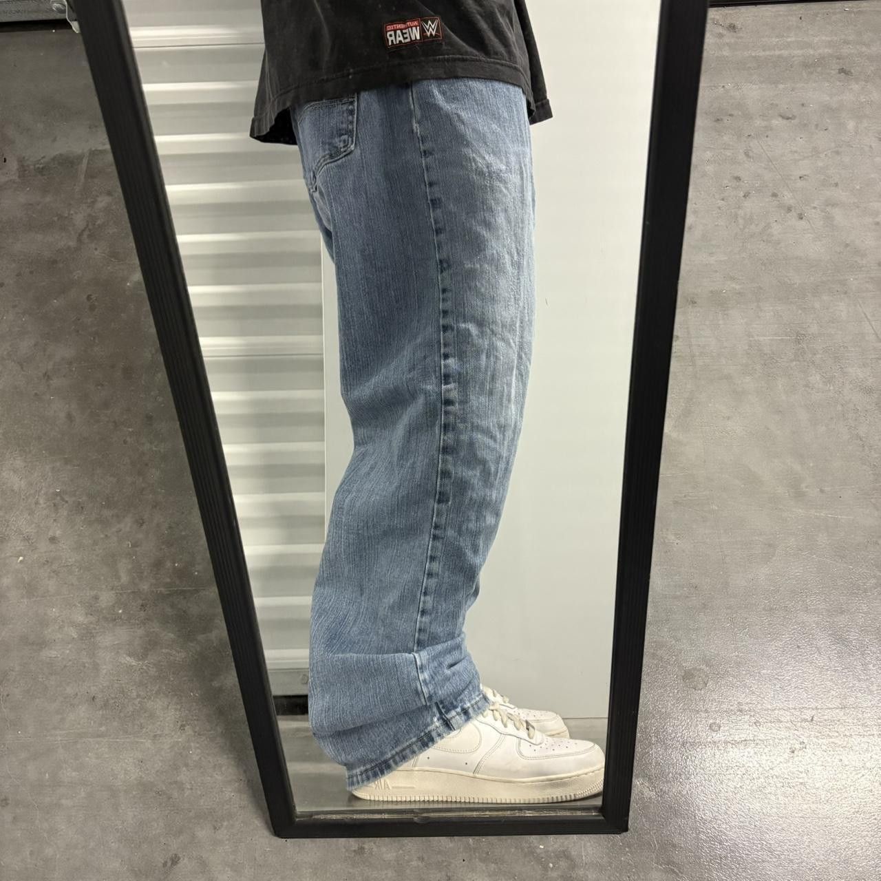 Vintage Vintage Y2K/2000s Baggy Skater Style Medium Wash Denim Jeans! Size US 40 / EU 56 - 2 Thumbnail